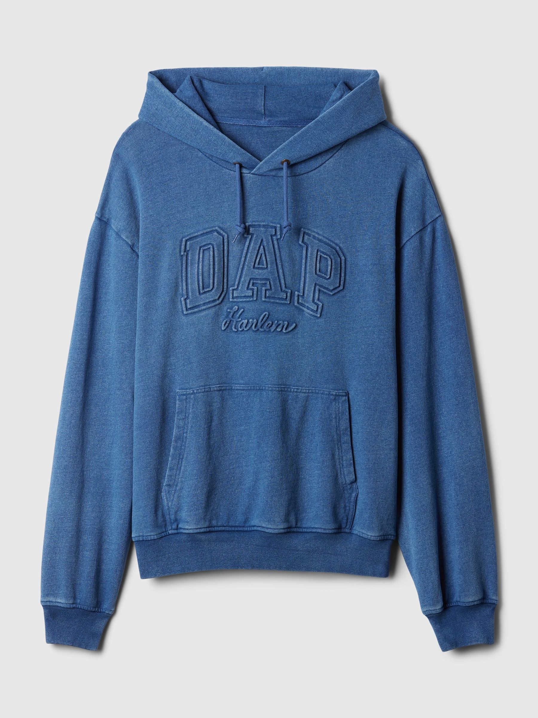 Blue Dapper Dan Denim Logo Hoodie - Image 4 of 4