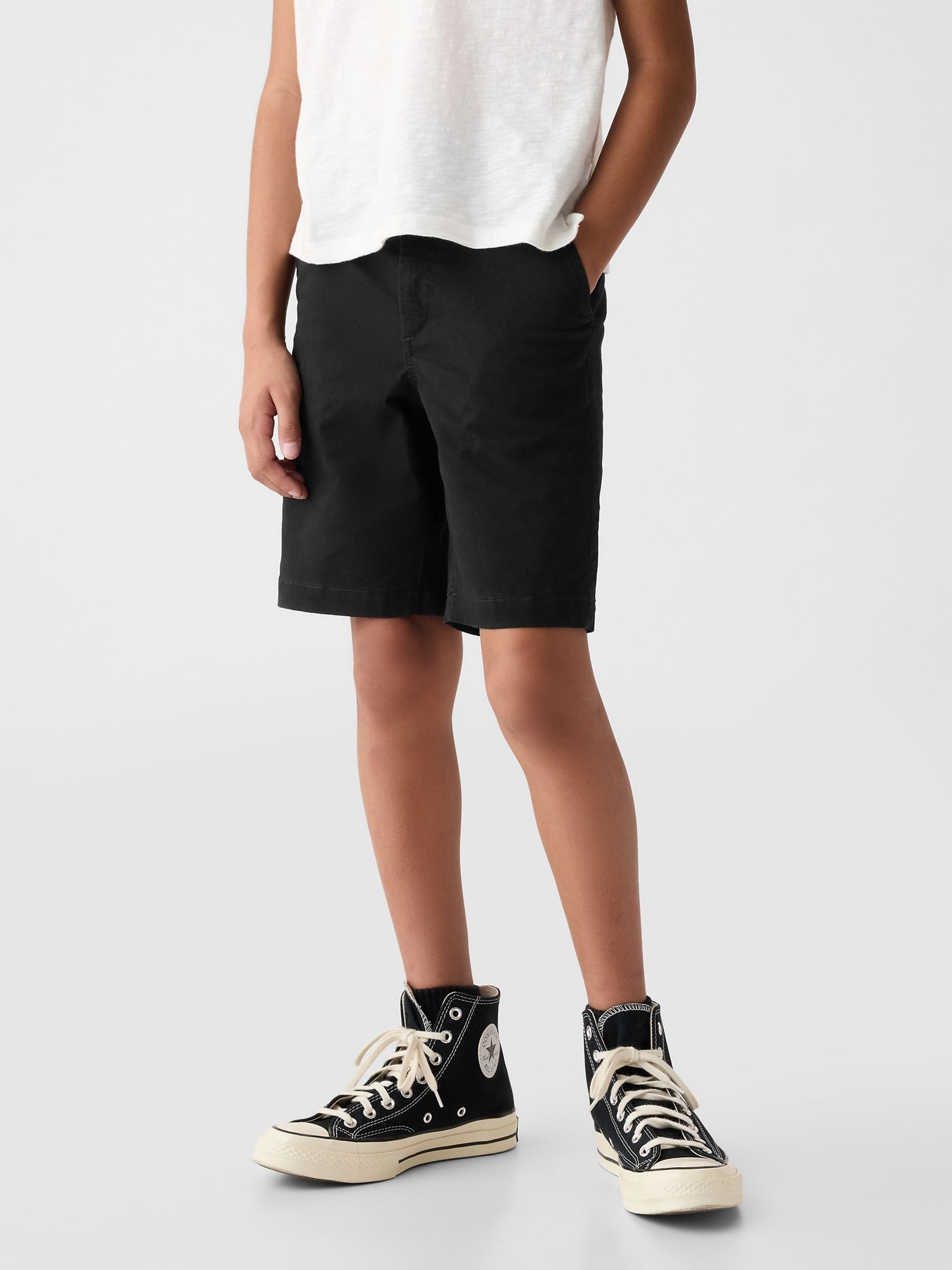 Black Chino Shorts - Image 1 of 3