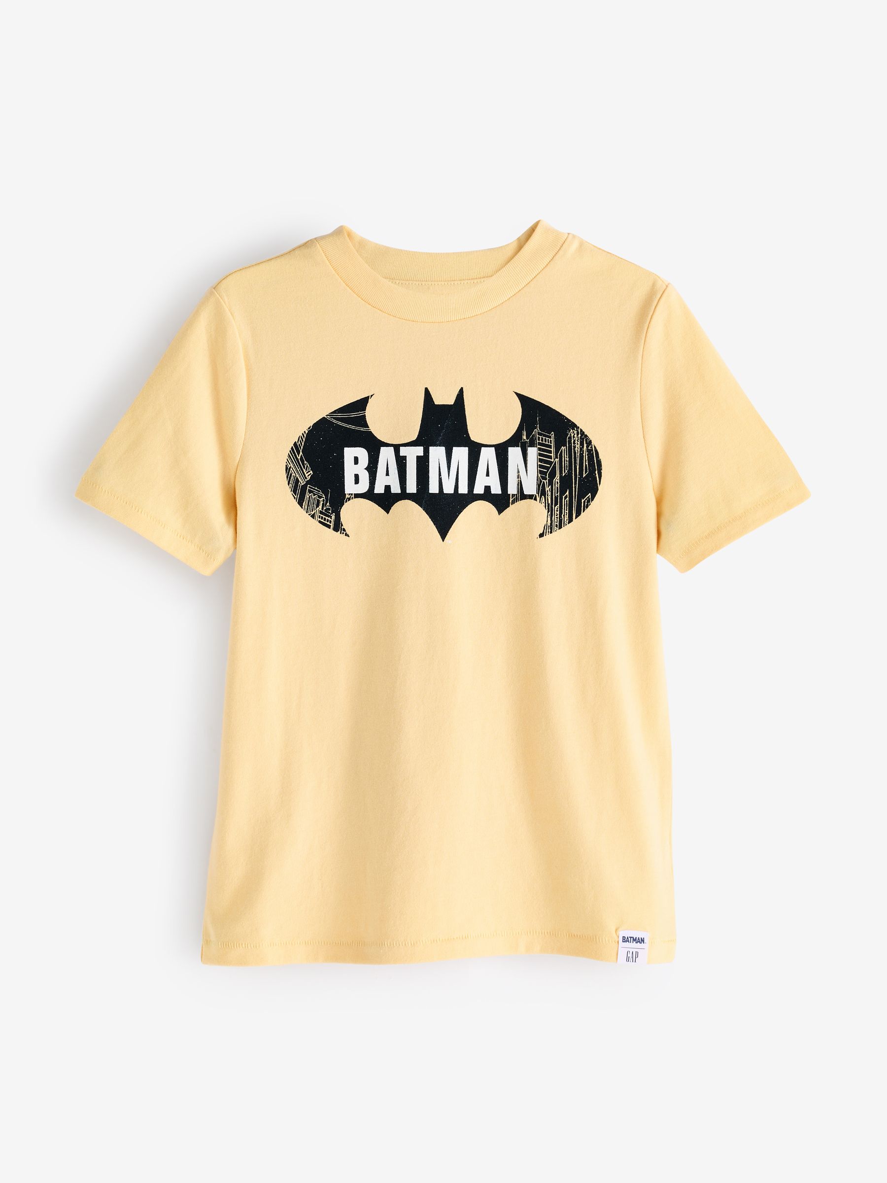 Yellow Batman Graphic Short Sleeve Crew Neck T-Shirt (4-13 yrs) - Image 1 of 3
