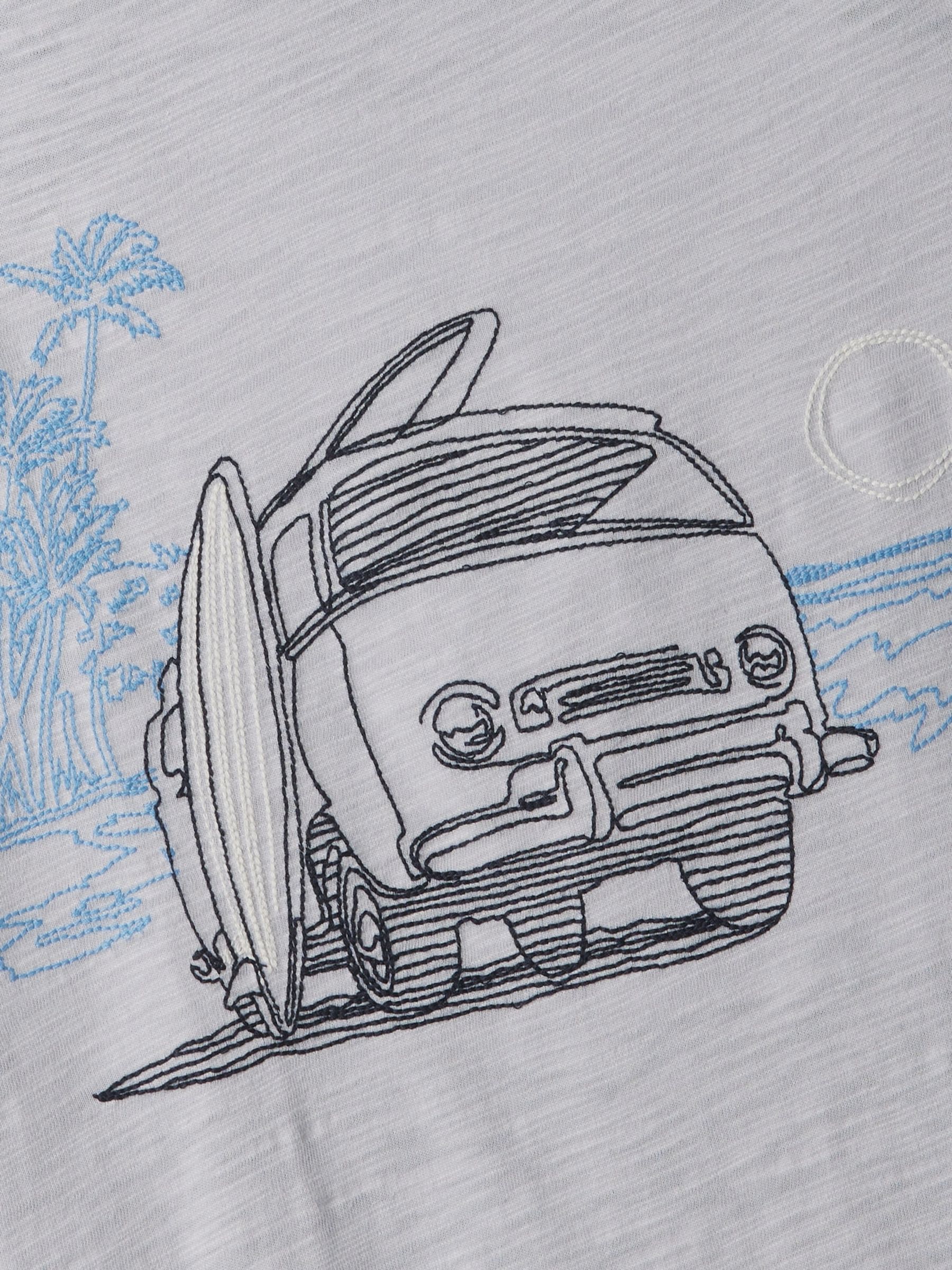 Grey Beach Graphic Crew Neck Short Sleeve T-Shirt (4-13yrs) - Image 2 of 2