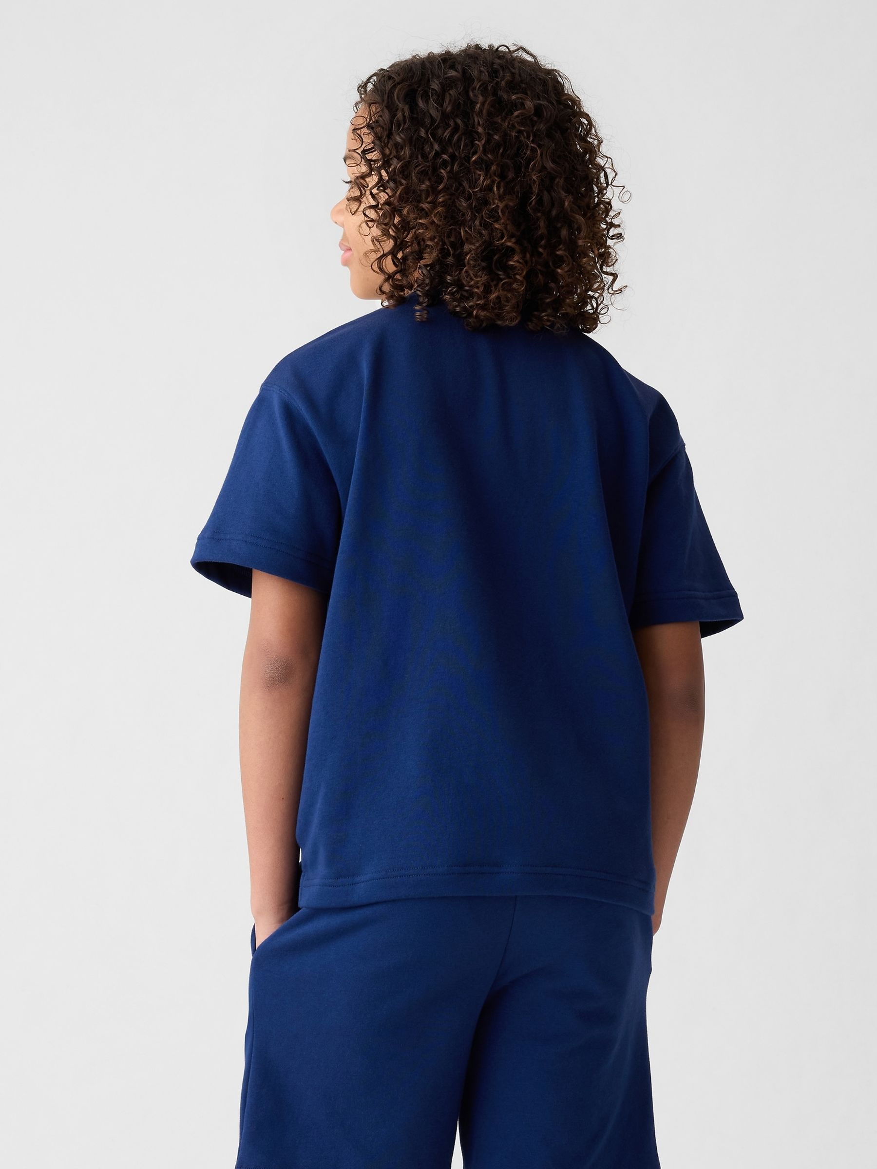 Blue NYC Arch Logo Short Sleeve Crew Neck T-Shirt (4-13yrs) - Image 2 of 4