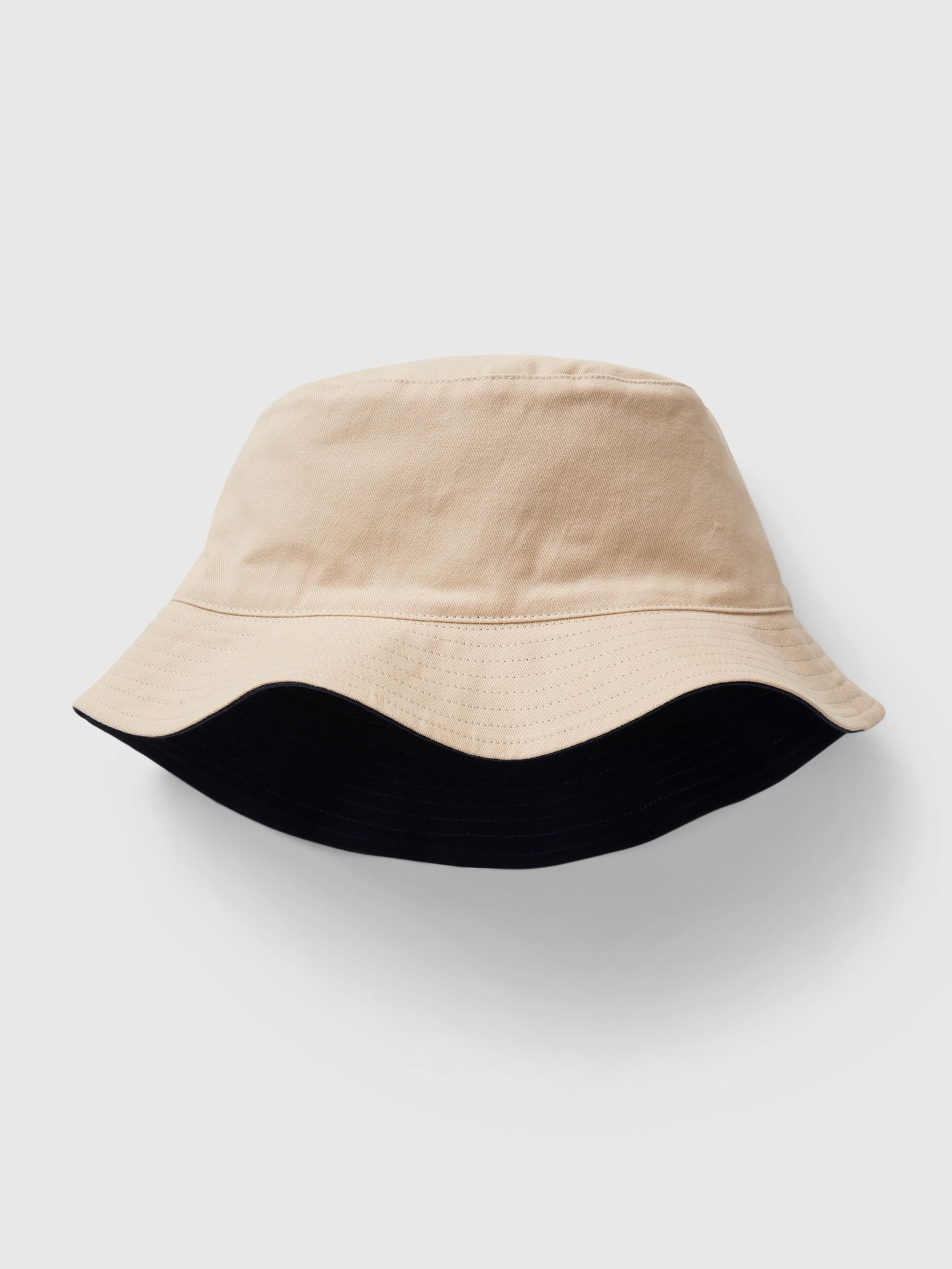 Beige Kids Reversible Bucket Hat - Image 1 of 1