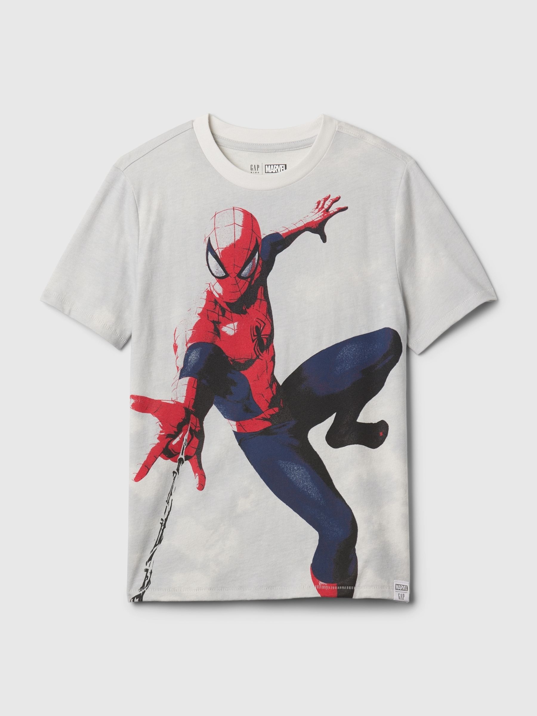 White Marvel Spider-Man Graphic Cotton Short Sleeve Crew Neck T-Shirt (4-13yrs) - Image 1 of 3