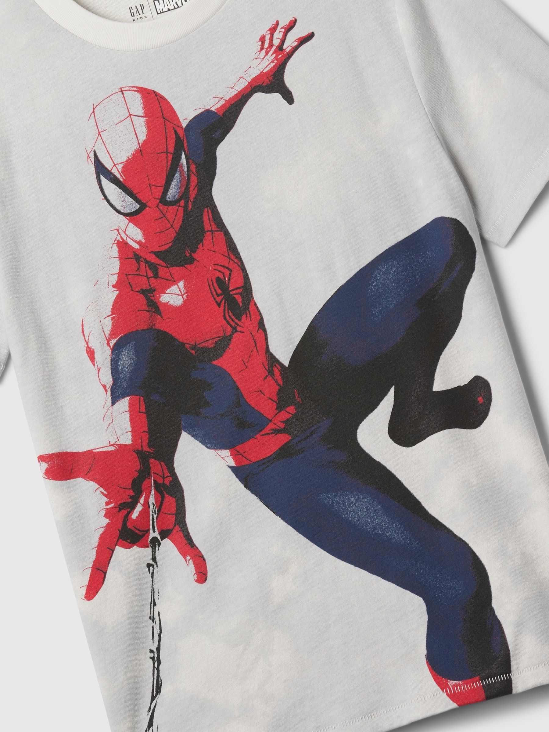 White Marvel Spider-Man Graphic Cotton Short Sleeve Crew Neck T-Shirt (4-13yrs) - Image 3 of 3