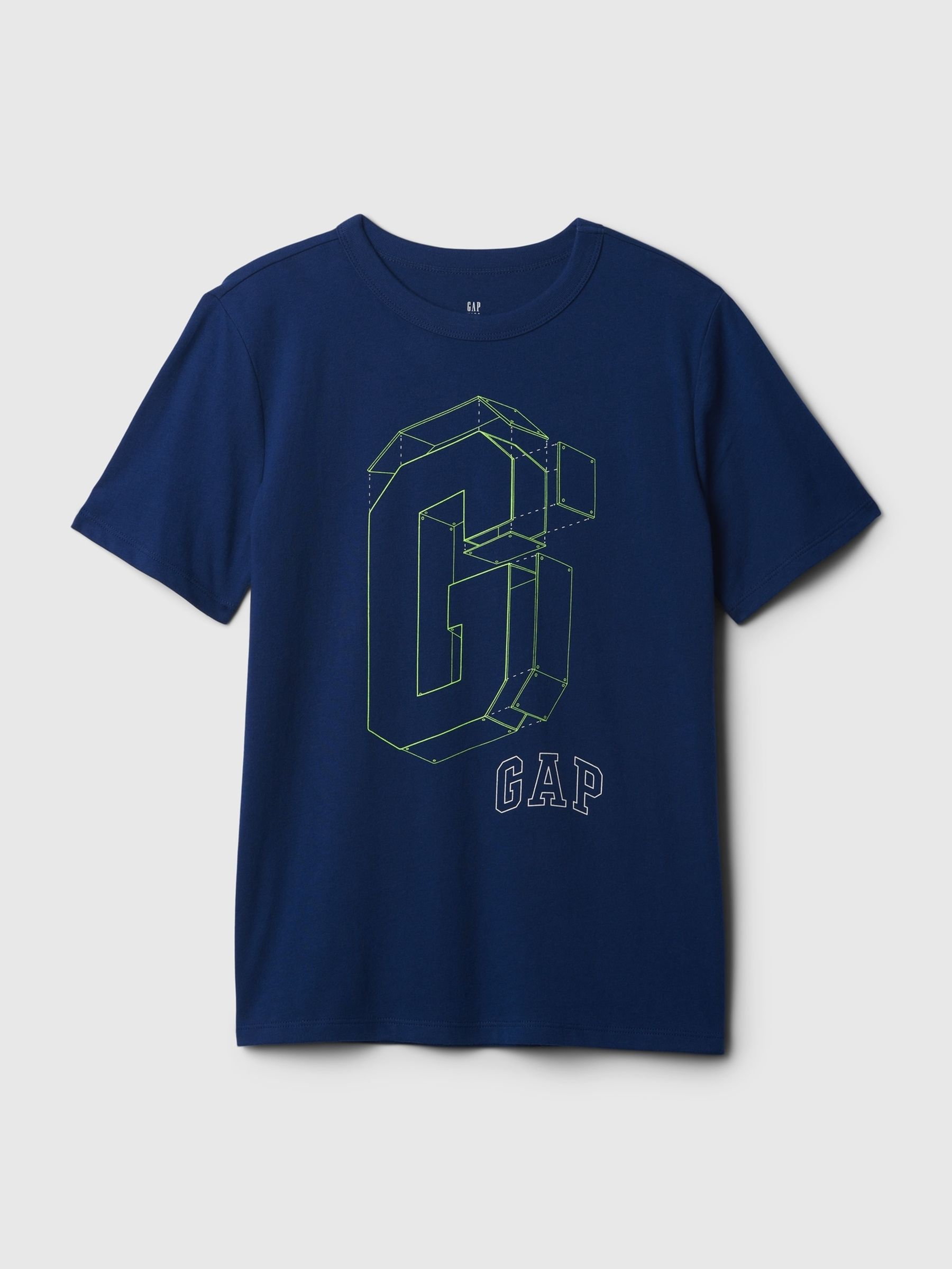 Blue Logo Graphic Short Sleeve Crew Neck T-Shirt (4-13yrs) - Image 1 of 1