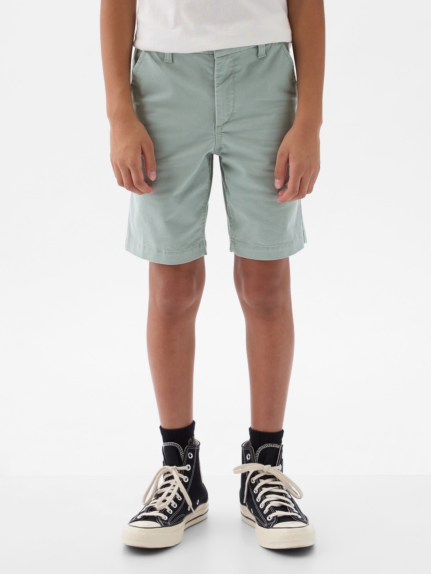 Green Chino Shorts (5-13yrs) - Image 1 of 5