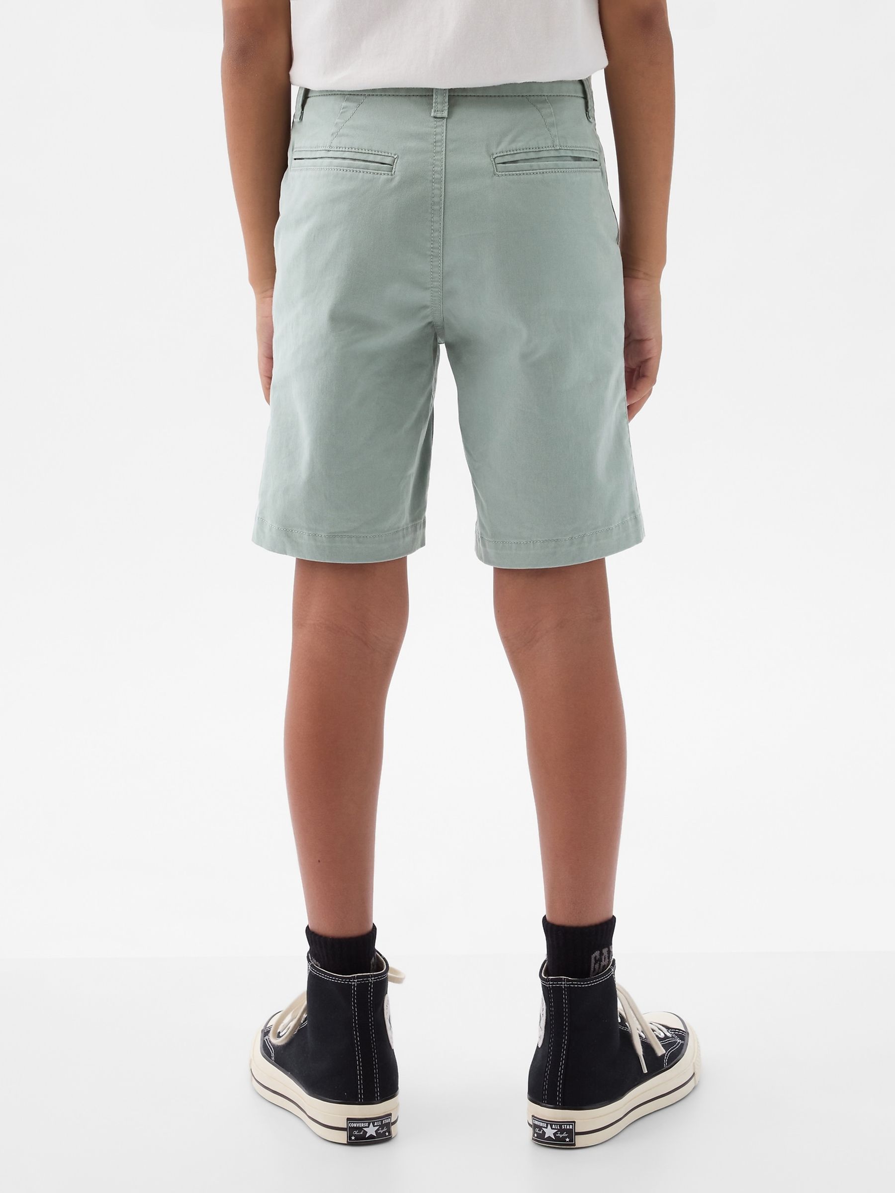 Green Chino Shorts (5-13yrs) - Image 2 of 5