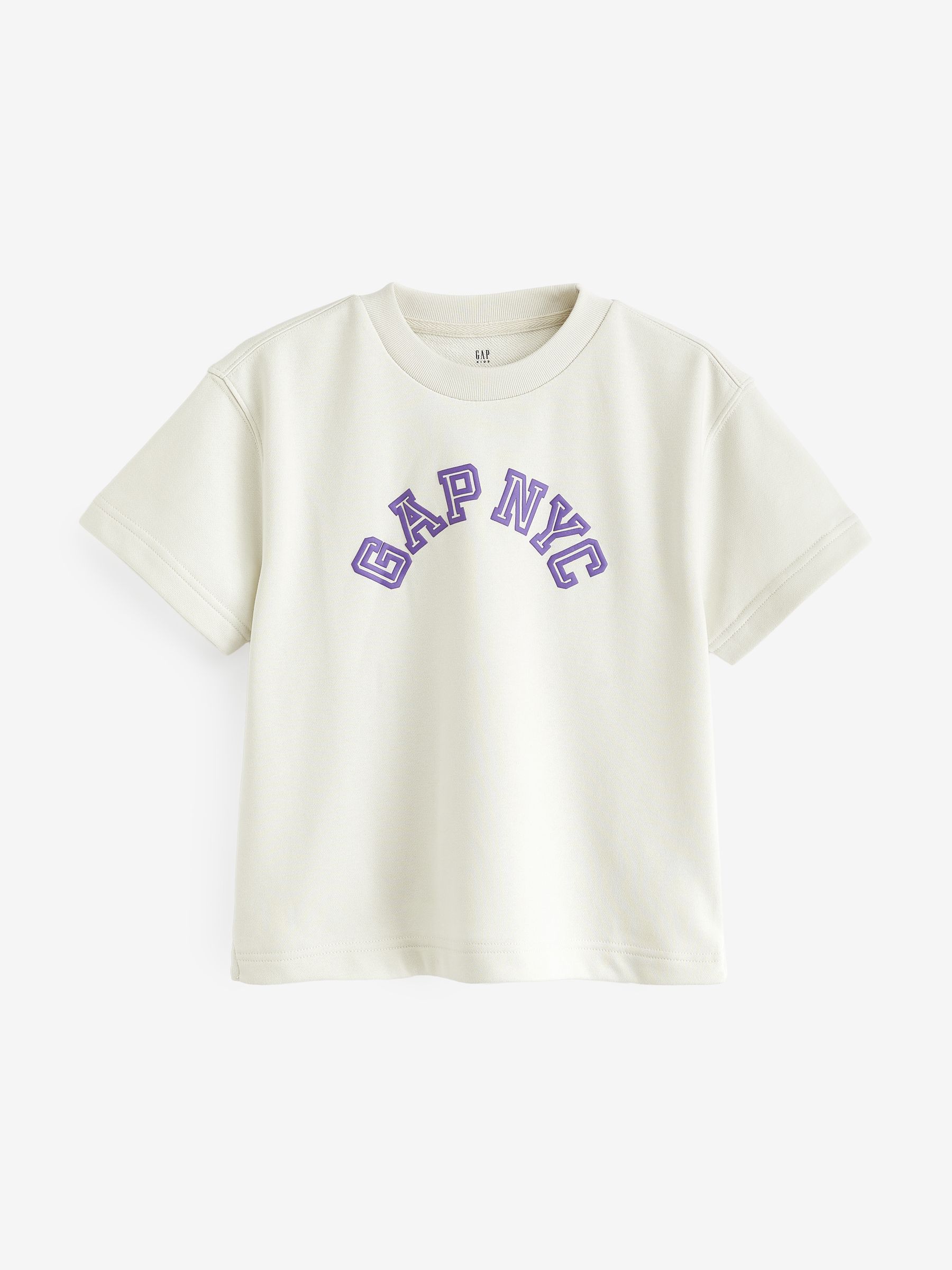 White NYC Arch Logo Short Sleeve Crew Neck T-Shirt (4-13yrs) - Image 4 of 6