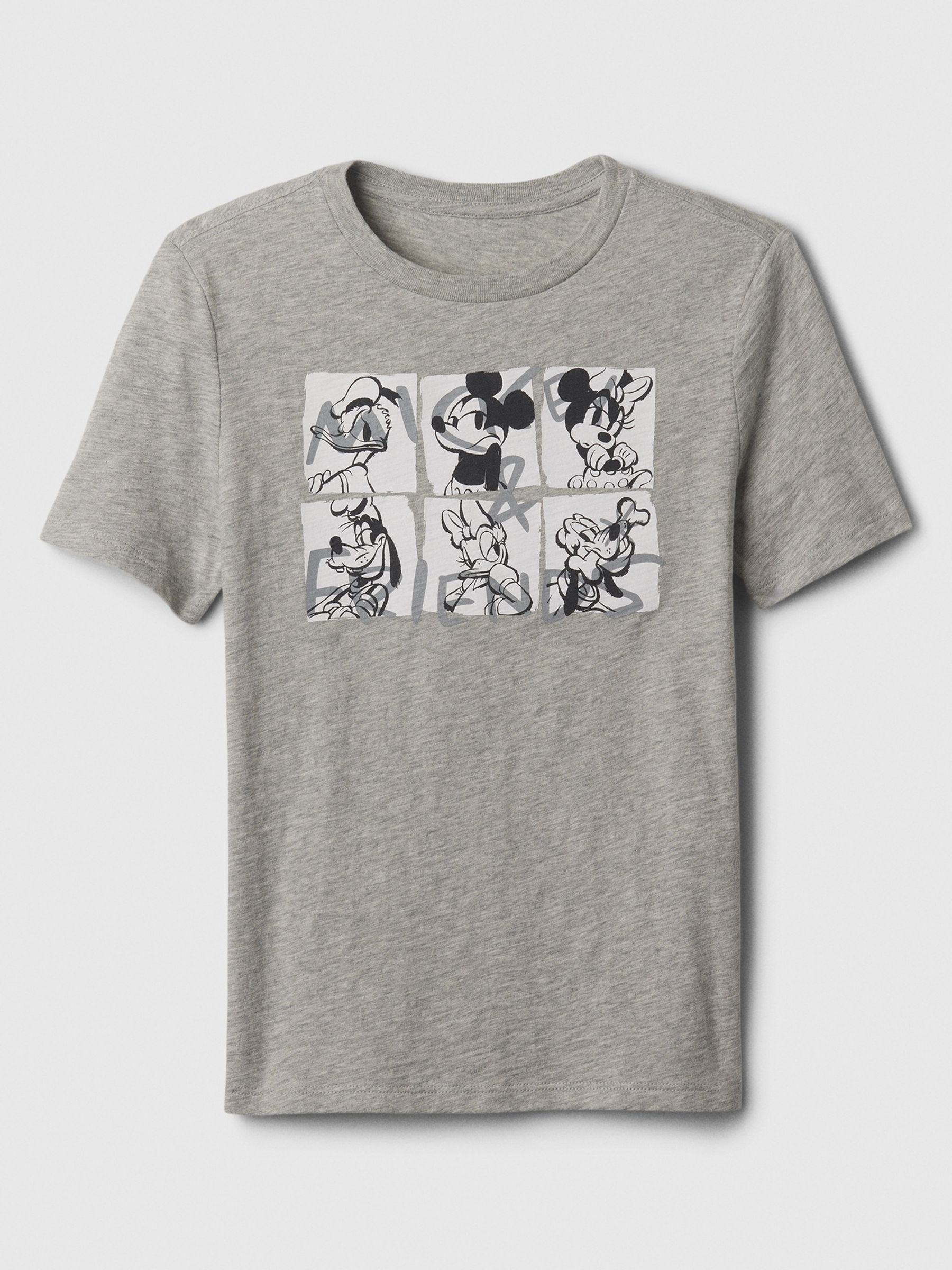 Grey Disney Mickey Mouse & Friends Graphic Short Sleeve Crew Neck T-Shirt (4-13yrs) - Image 1 of 1