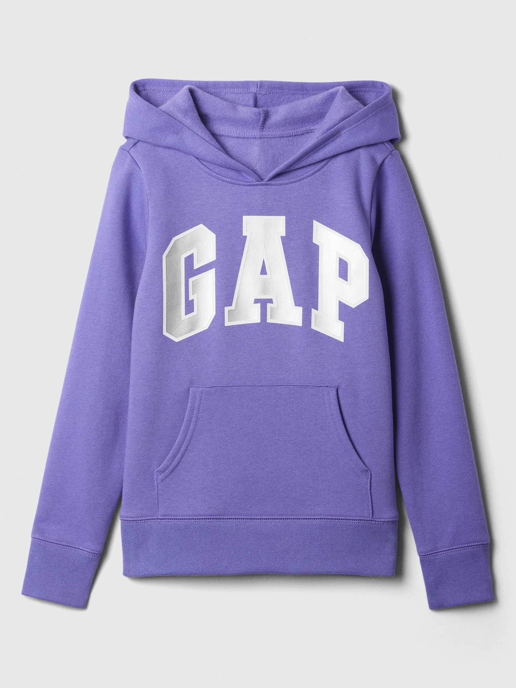Purple Logo Graphic Print Hoodie (4-13yrs) - Image 1 of 1