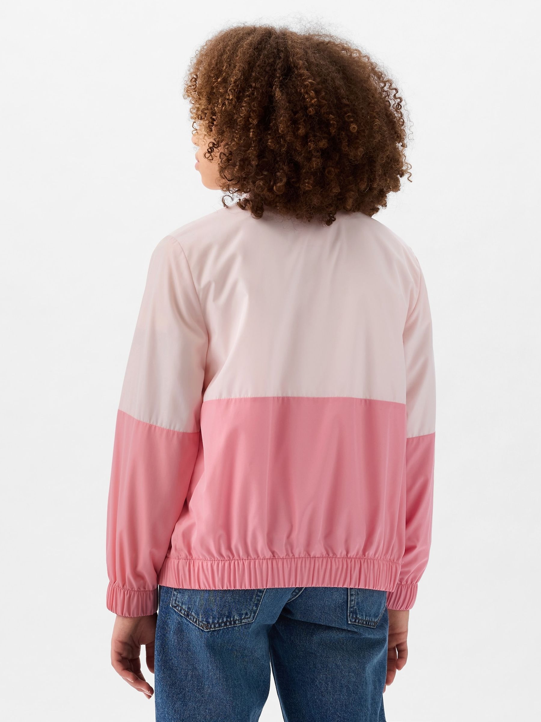 Pink Logo Colourblock Windbuster (4-13yrs) - Image 2 of 2