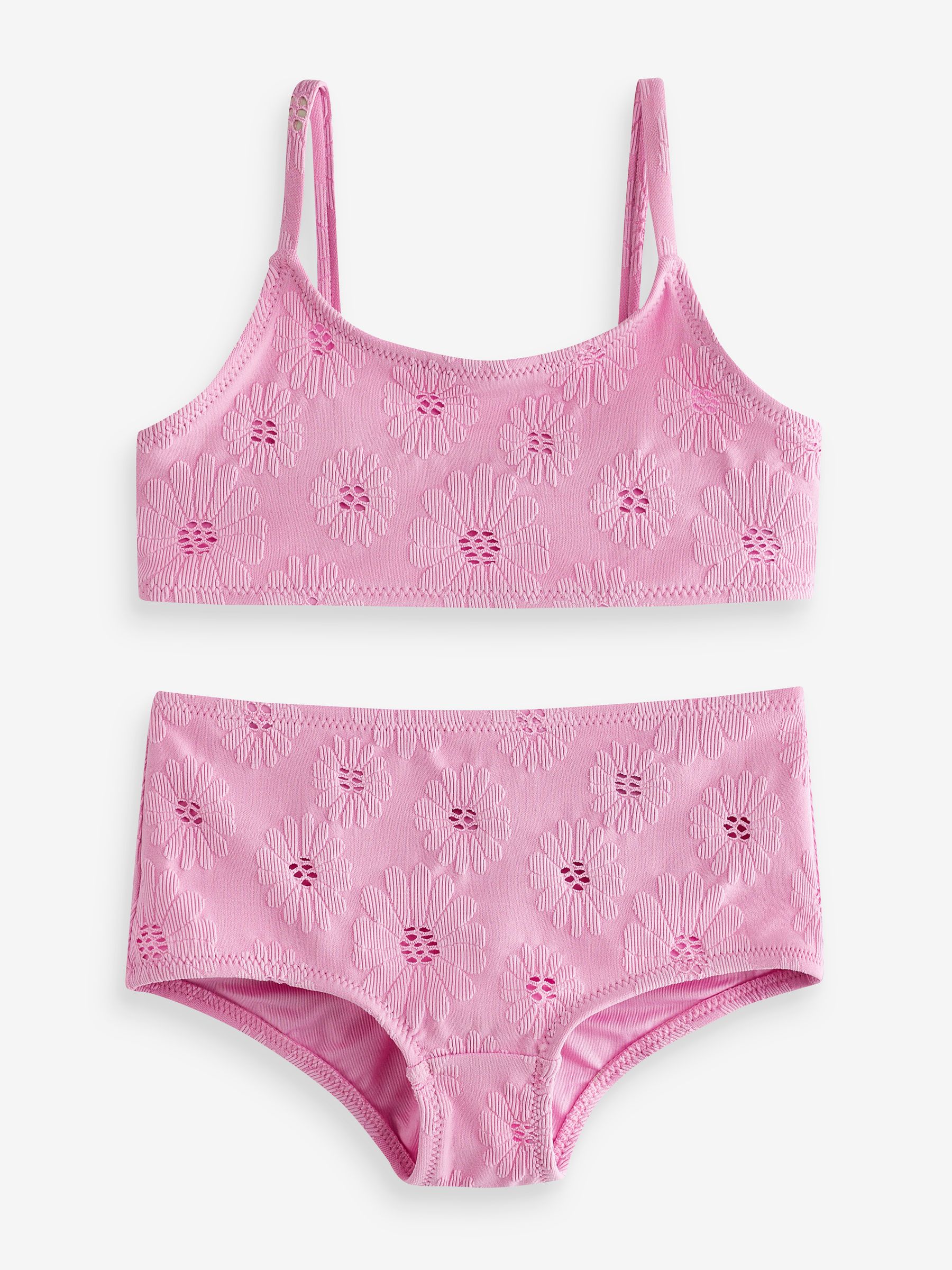 Pink Floral Bikini (4-12yrs) - Image 1 of 1