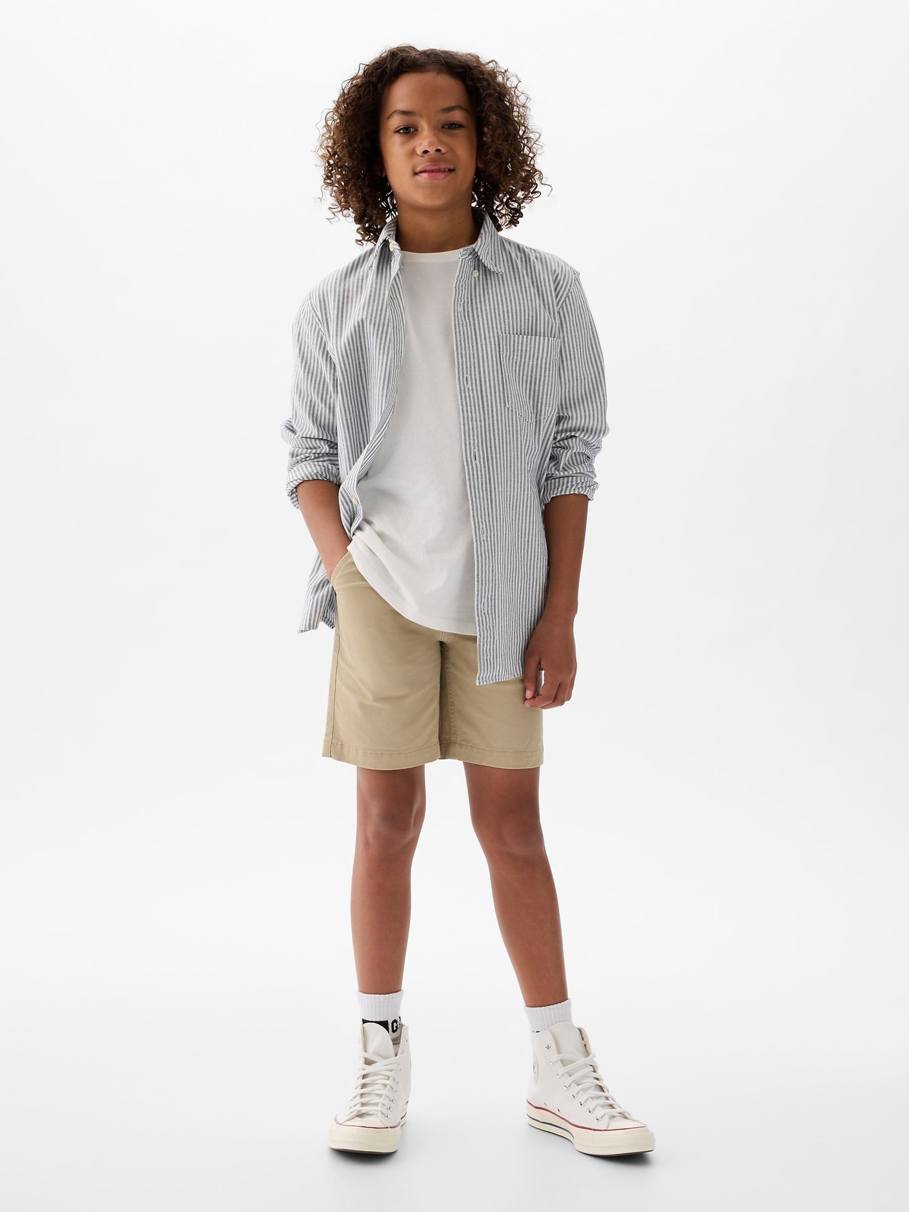 Neutral Chino Shorts (5-13yrs) - Image 3 of 5