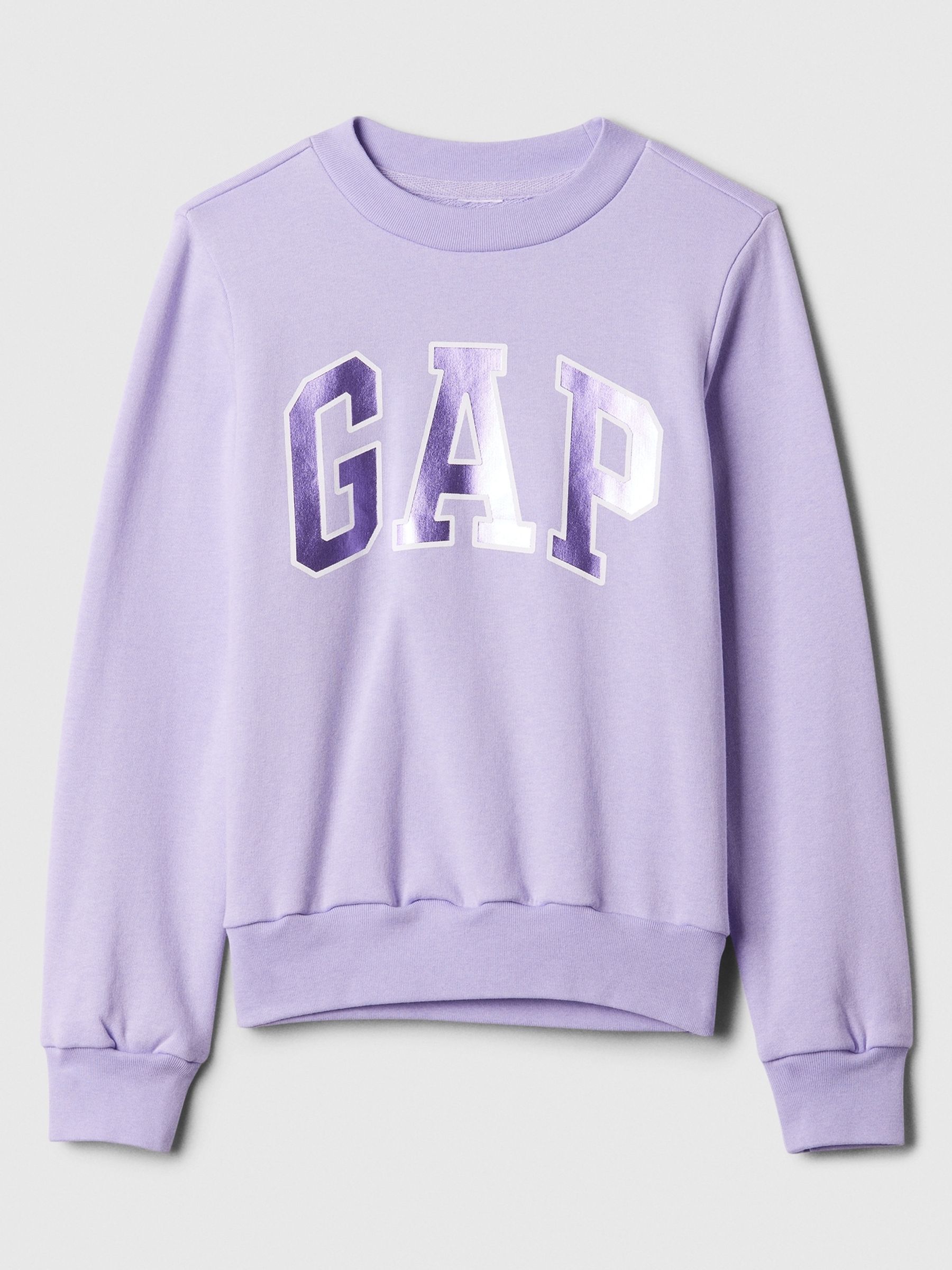 Purple Logo Sweatshirt (4-13yrs) - Image 1 of 1