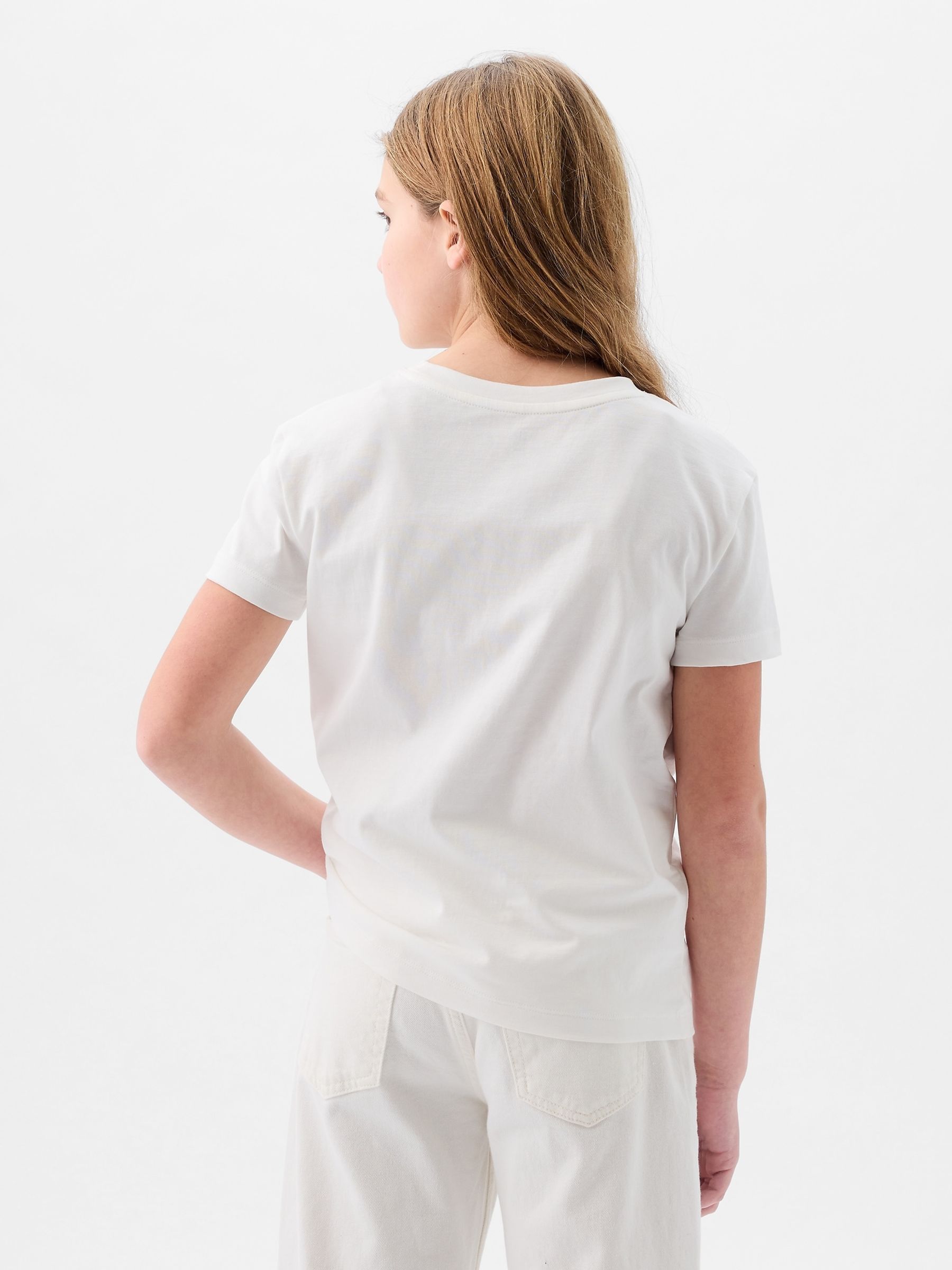 White Brannan Bear Graphic Logo Short Sleeve Crew Neck T-Shirt (4-13yrs) - Image 2 of 4