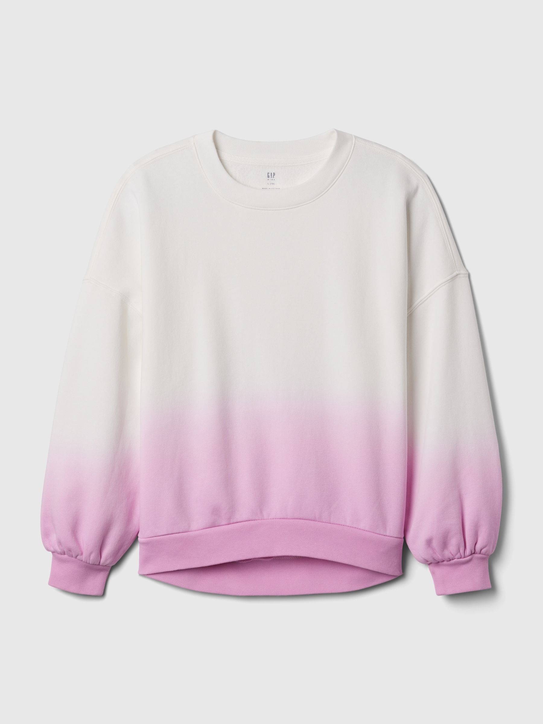 Pink Tie Dye Crew Neck Sweatshirt (4-13yrs) - Image 3 of 3