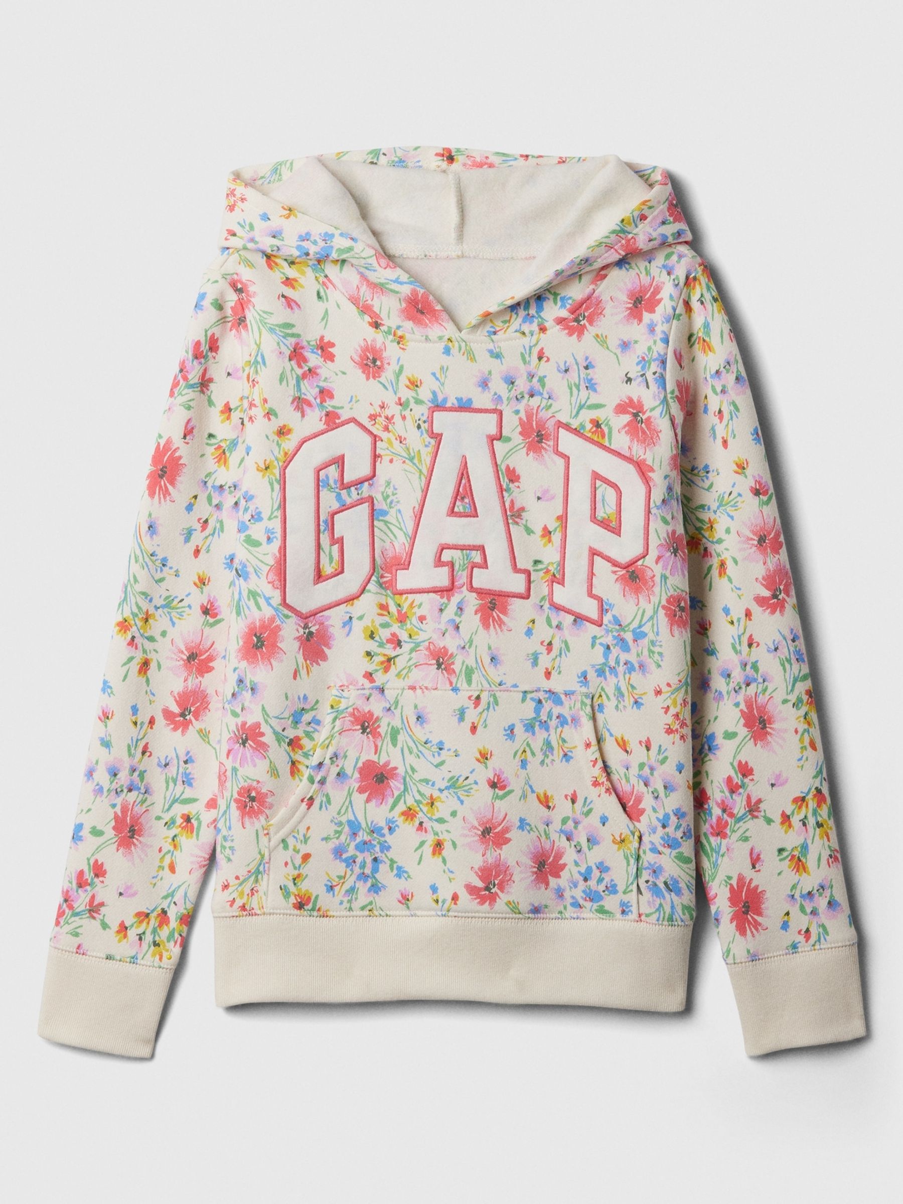 Multi Logo Graphic Print Hoodie (4-13yrs) - Image 1 of 2