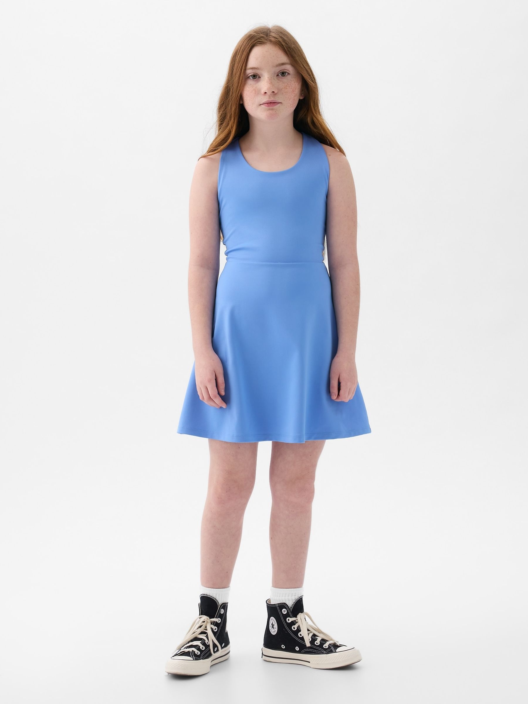 Blue Racerback A-Line Dress (4-13yrs) | Gap