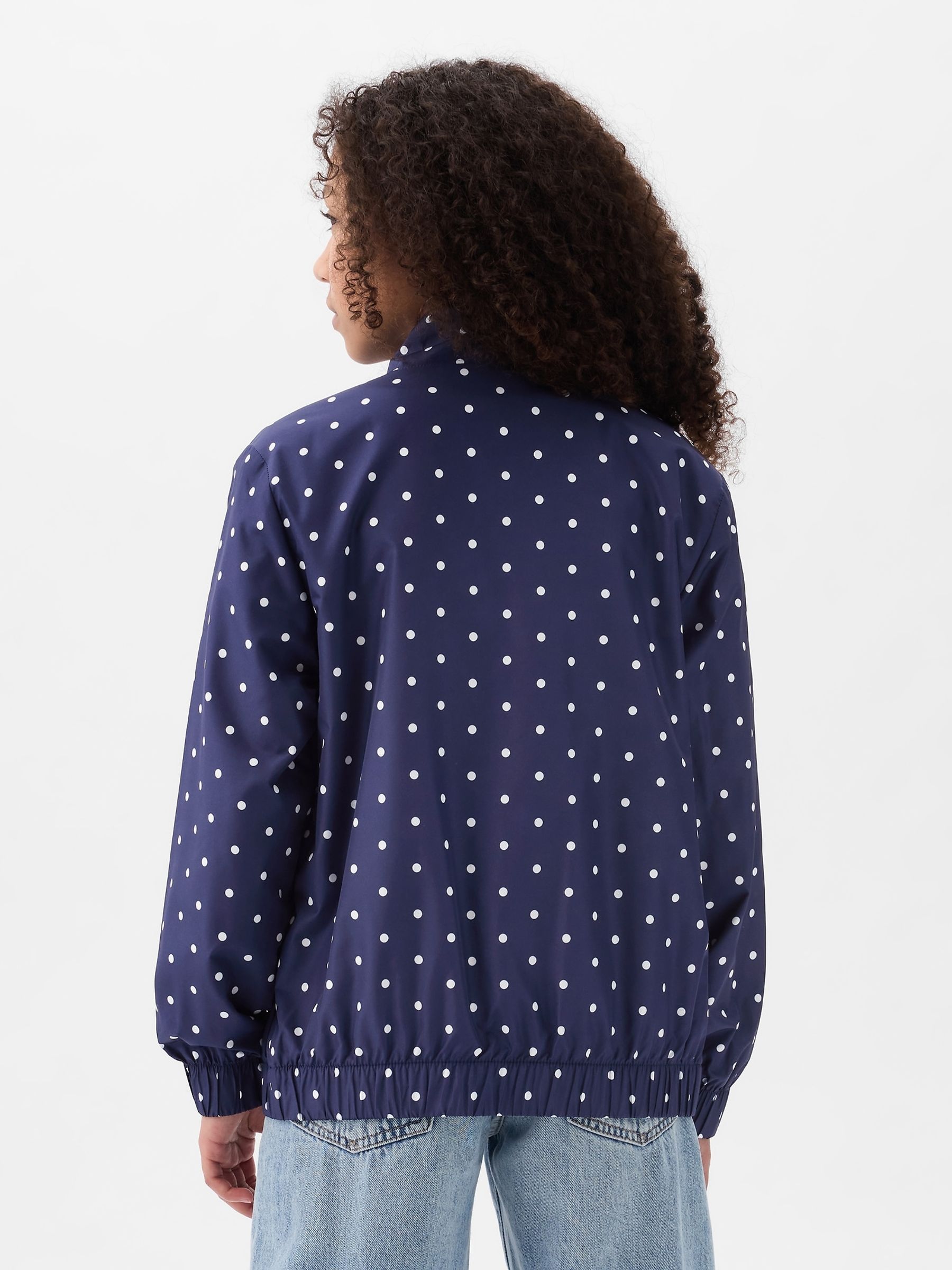Navy Blue Logo Colourblock Windbuster (4-13yrs) - Image 2 of 4