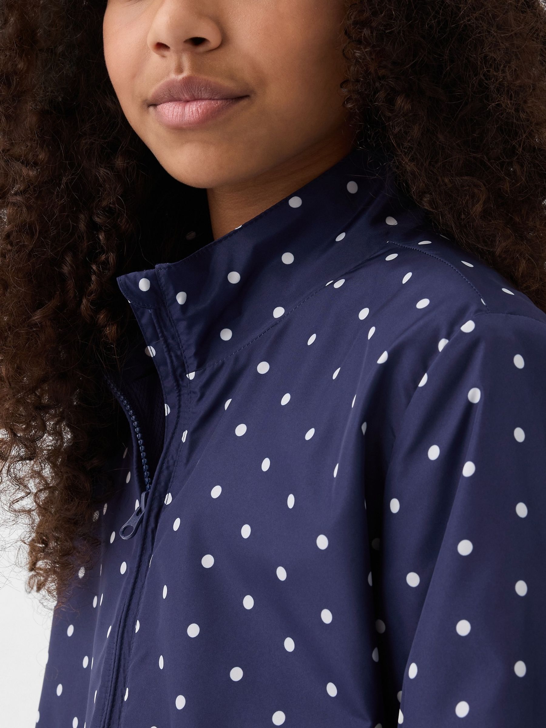 Navy Blue Logo Colourblock Windbuster (4-13yrs) - Image 3 of 4
