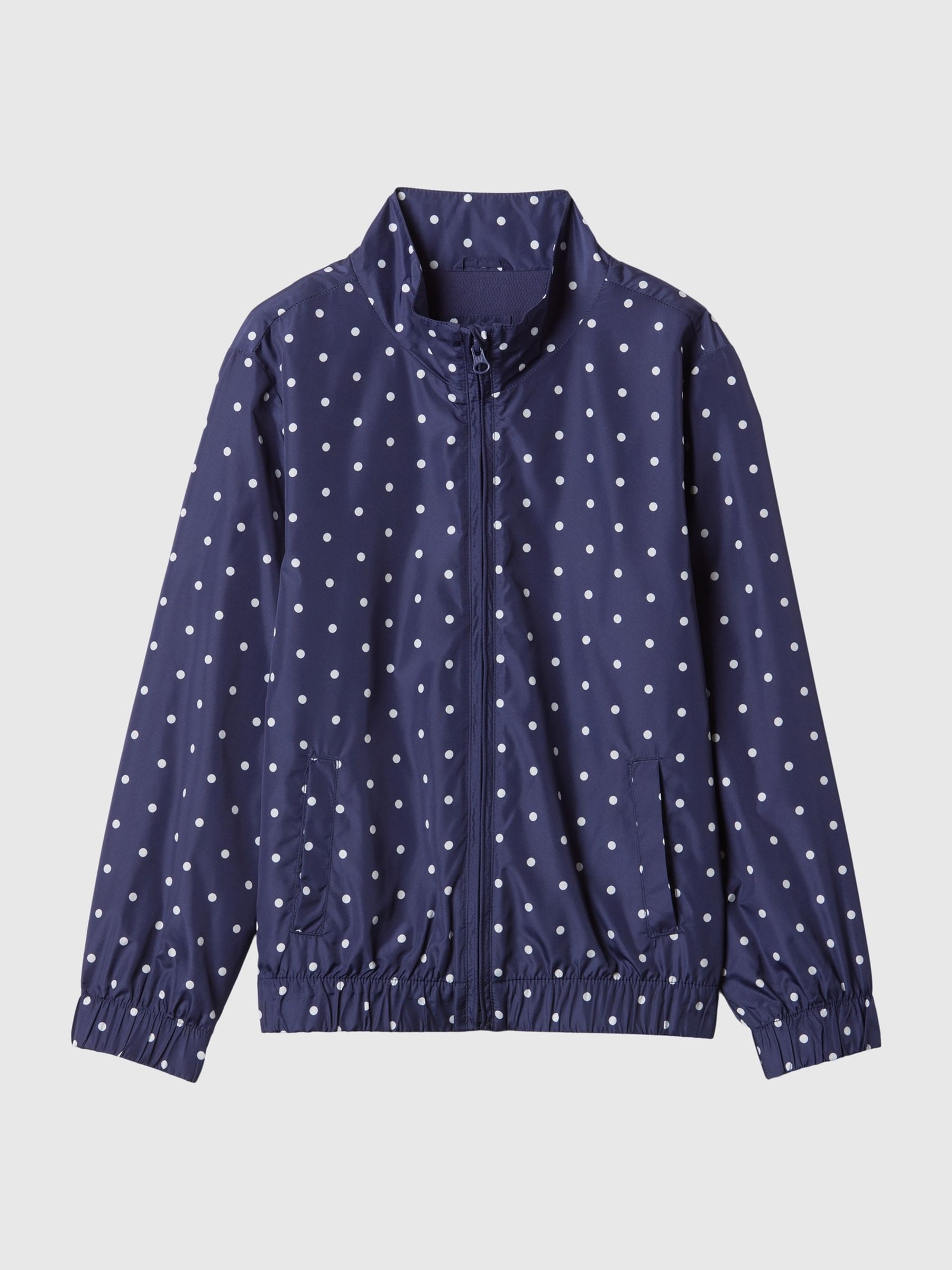Navy Blue Logo Colourblock Windbuster (4-13yrs) - Image 4 of 4
