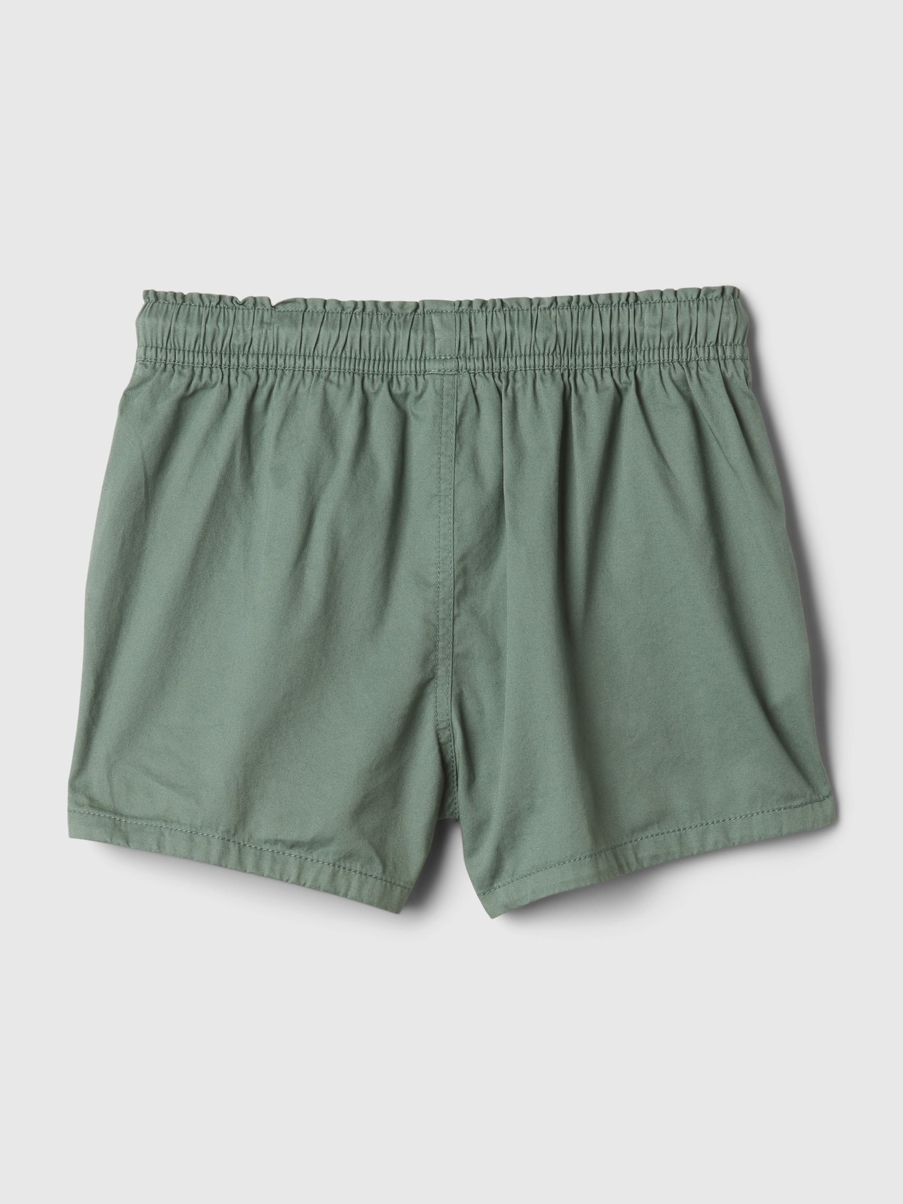 Green Cotton Easy Pull On Shorts (4-13yrs) - Image 6 of 6