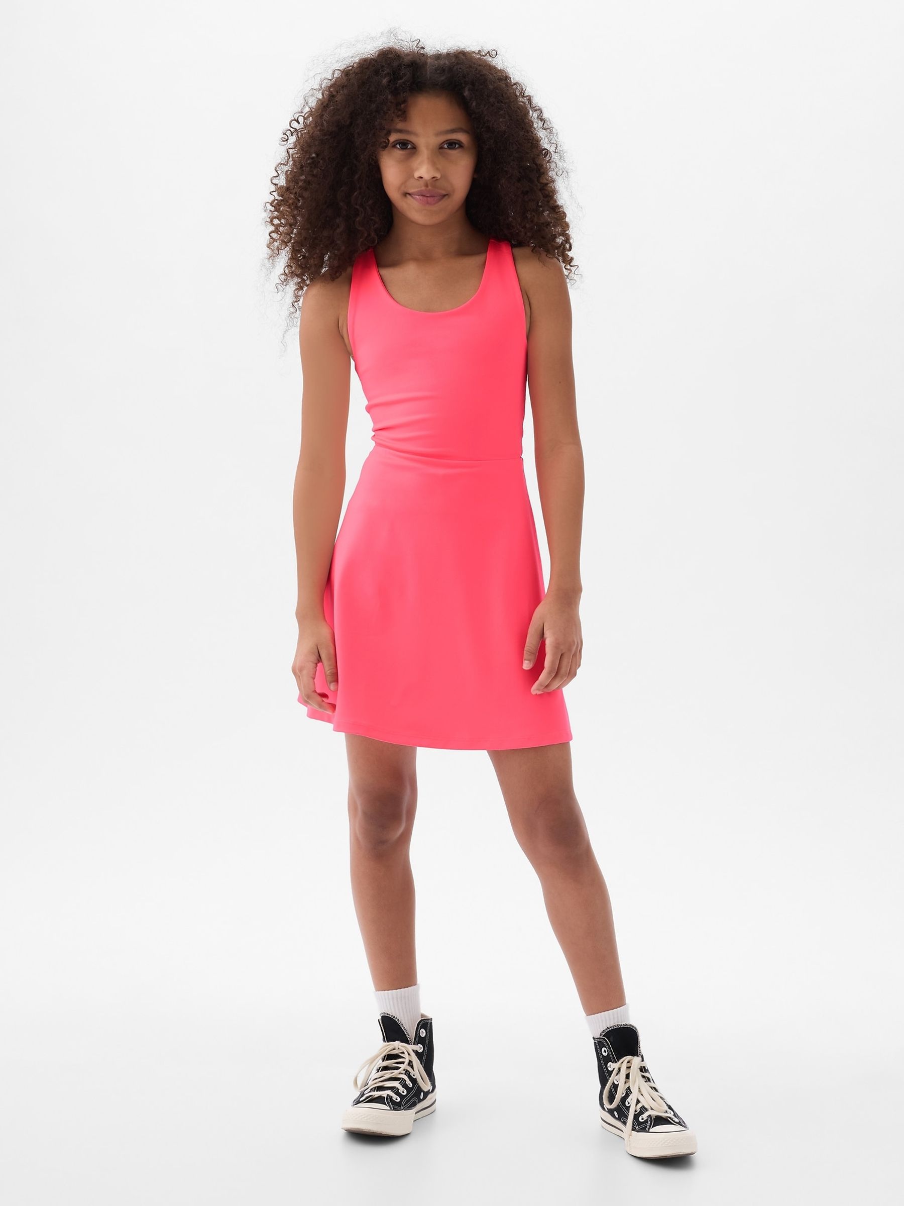 Pink Racerback A-Line Dress (4-13yrs) - Image 1 of 2