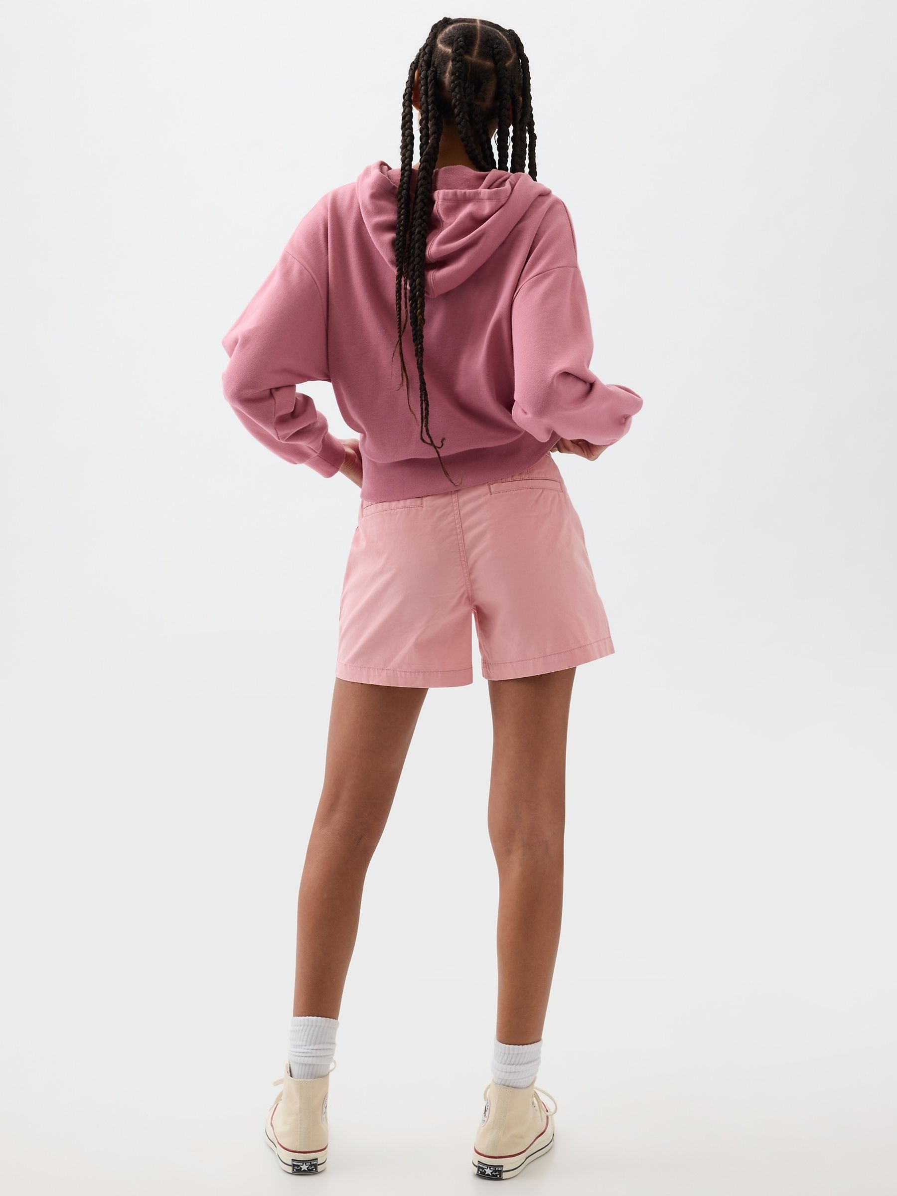 Pink 4" Chino Shorts - Image 2 of 3
