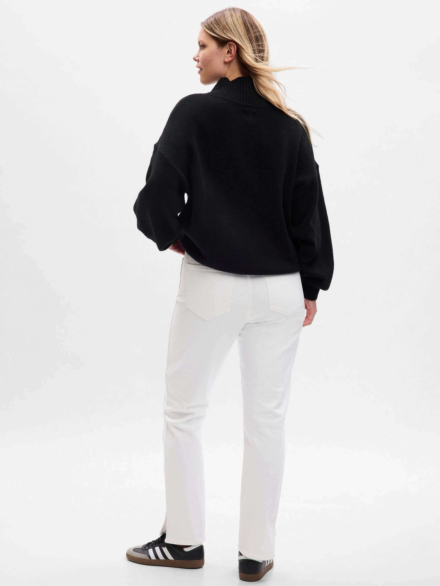 White Vintage Slim Stretch High Waisted Jeans - Image 2 of 7