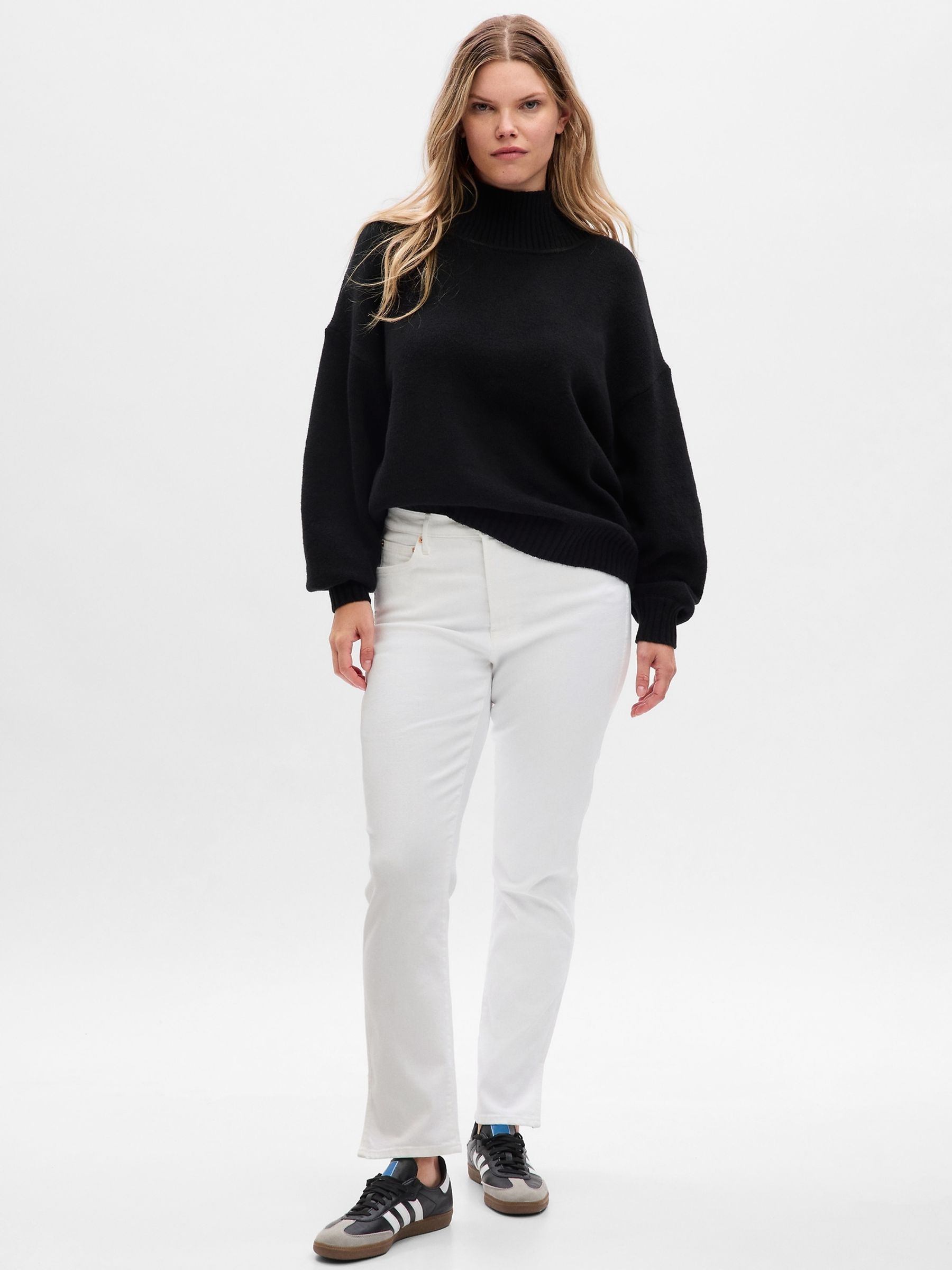 White Vintage Slim Stretch High Waisted Jeans - Image 3 of 7