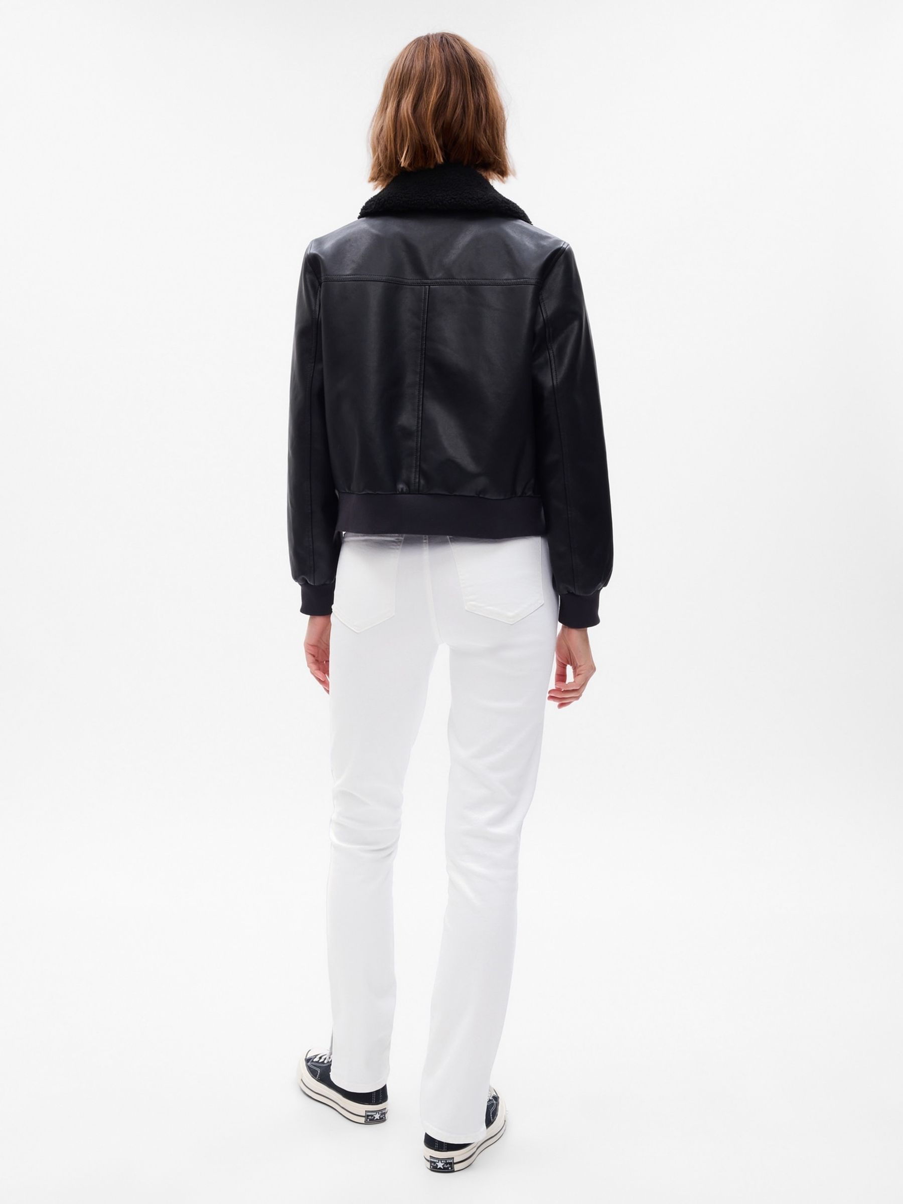 White Vintage Slim Stretch High Waisted Jeans - Image 4 of 7