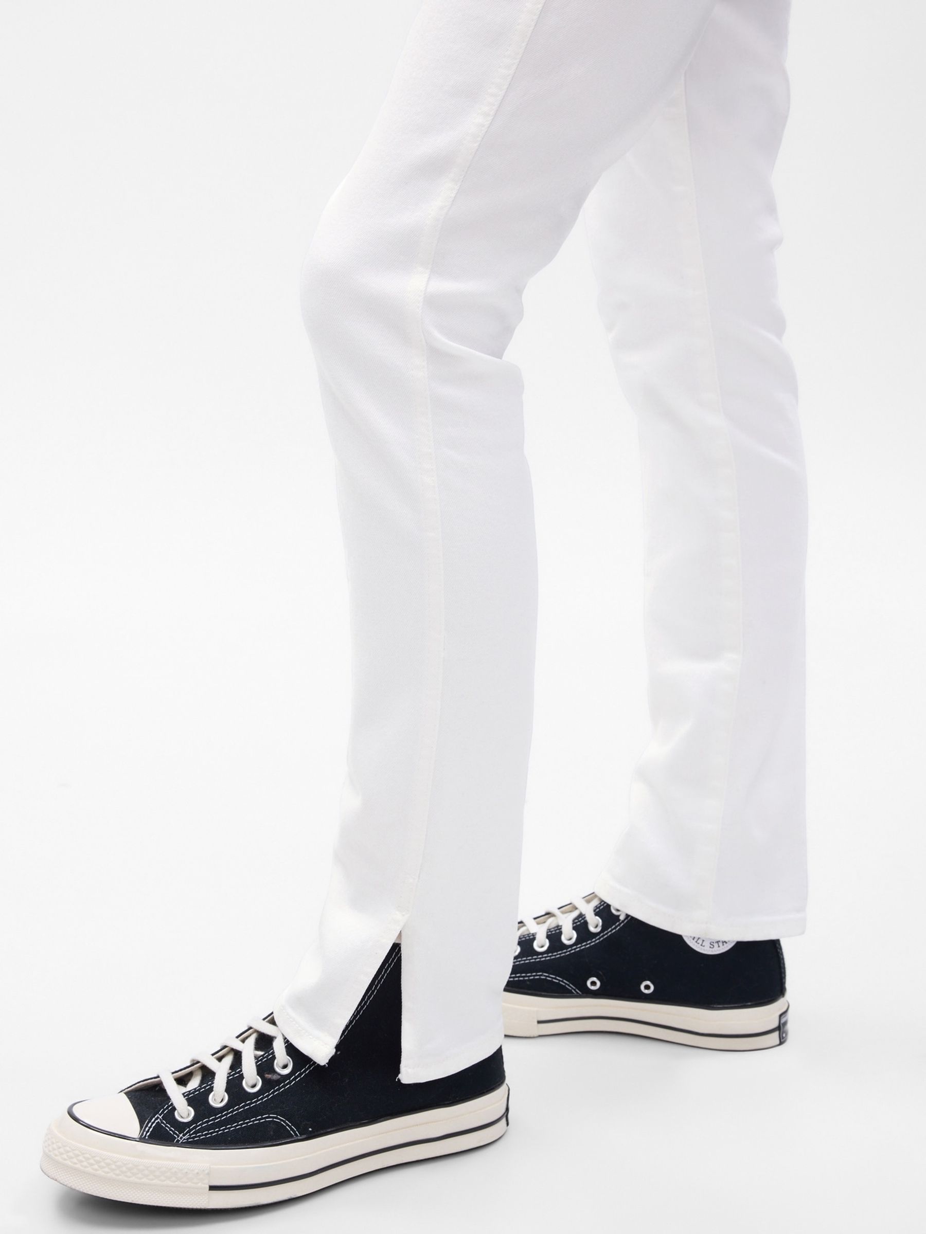 White Vintage Slim Stretch High Waisted Jeans - Image 5 of 7