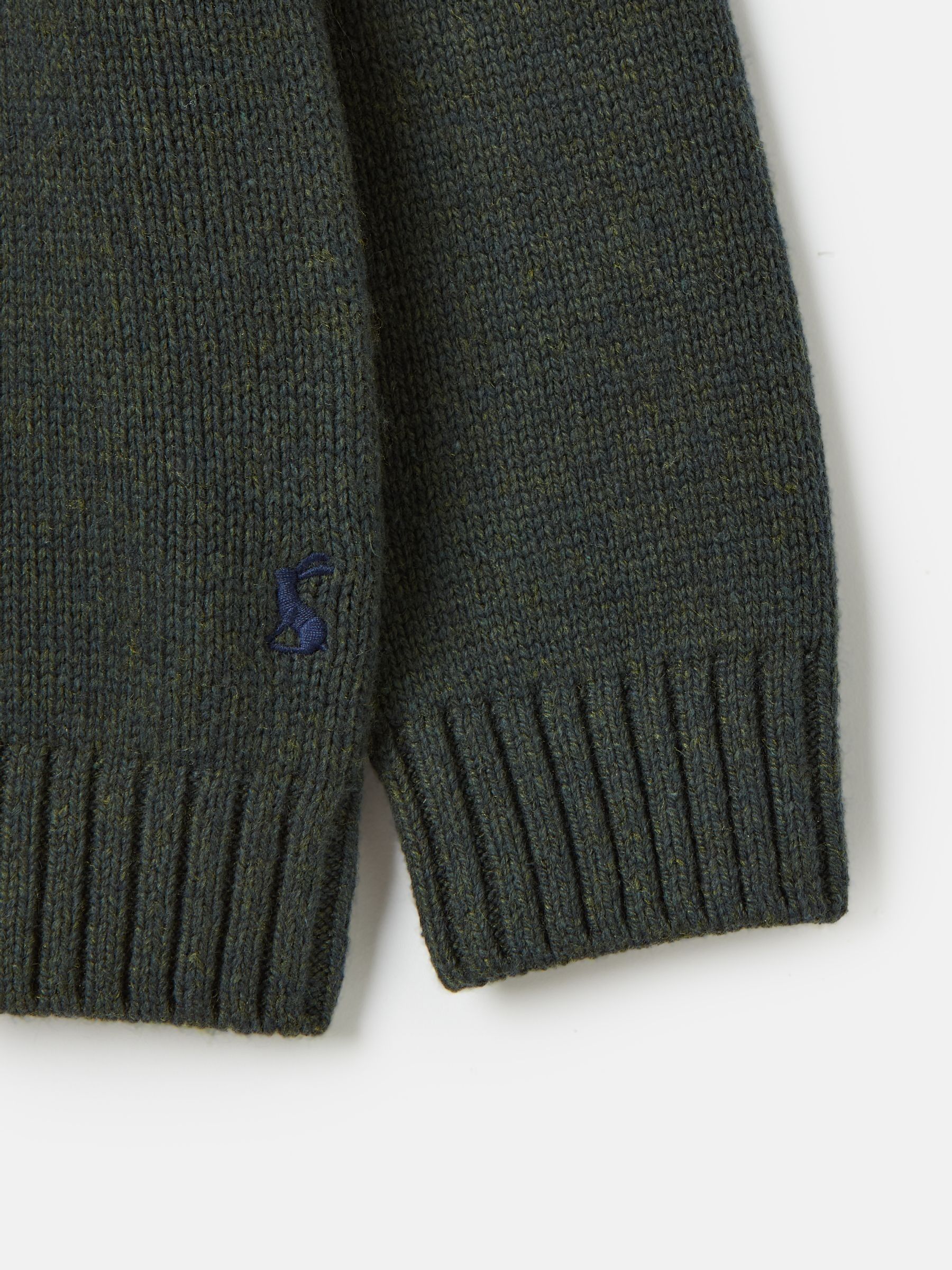 Kids' Jonty Green Intarsia Fox Artwork Jumper - Image 4 of 5