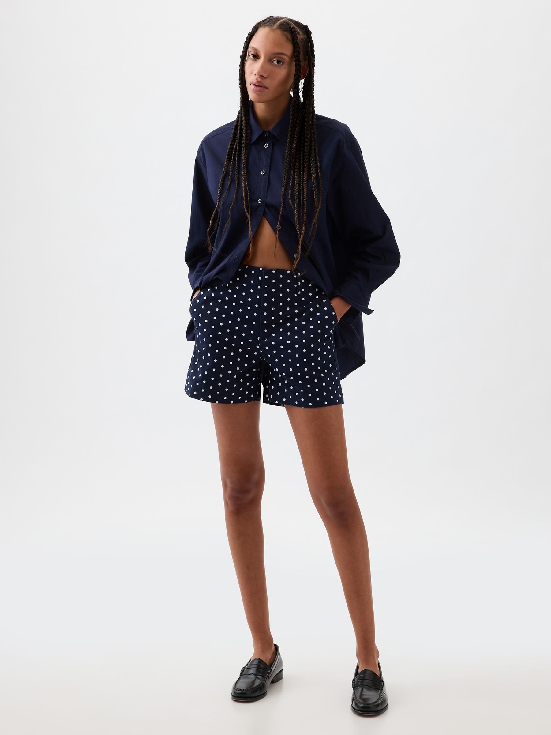 Black Dot 4" Chino Shorts - Image 1 of 4