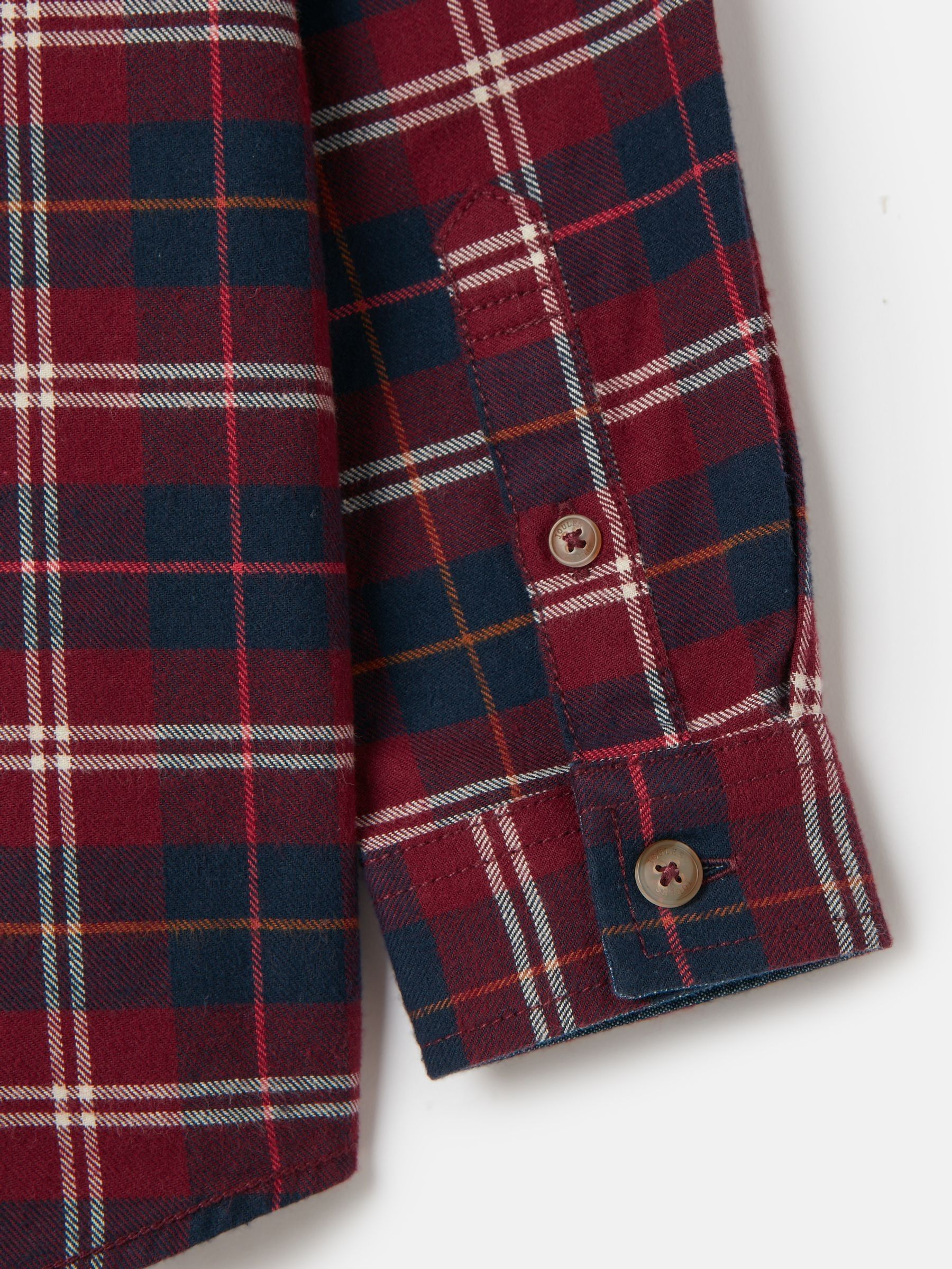 Boys' Buchanan Red Checked Shirt - Image 3 of 4