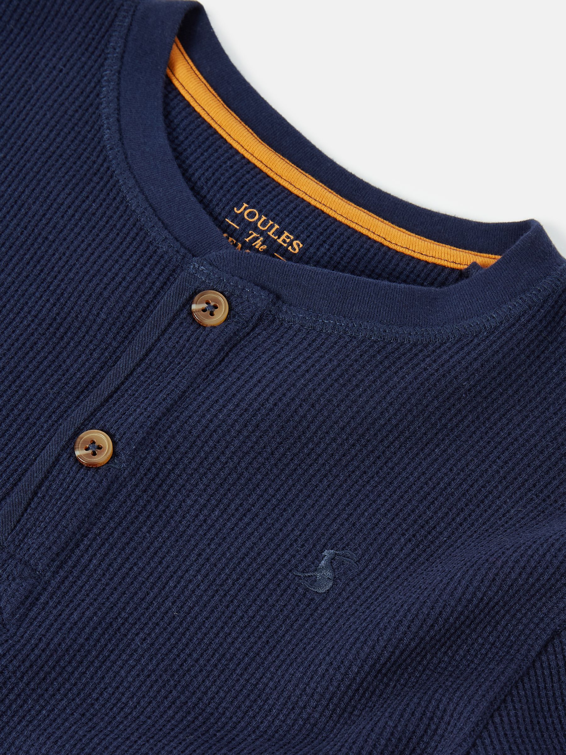 Boys' Arthur Blue Henley Top - Image 4 of 4