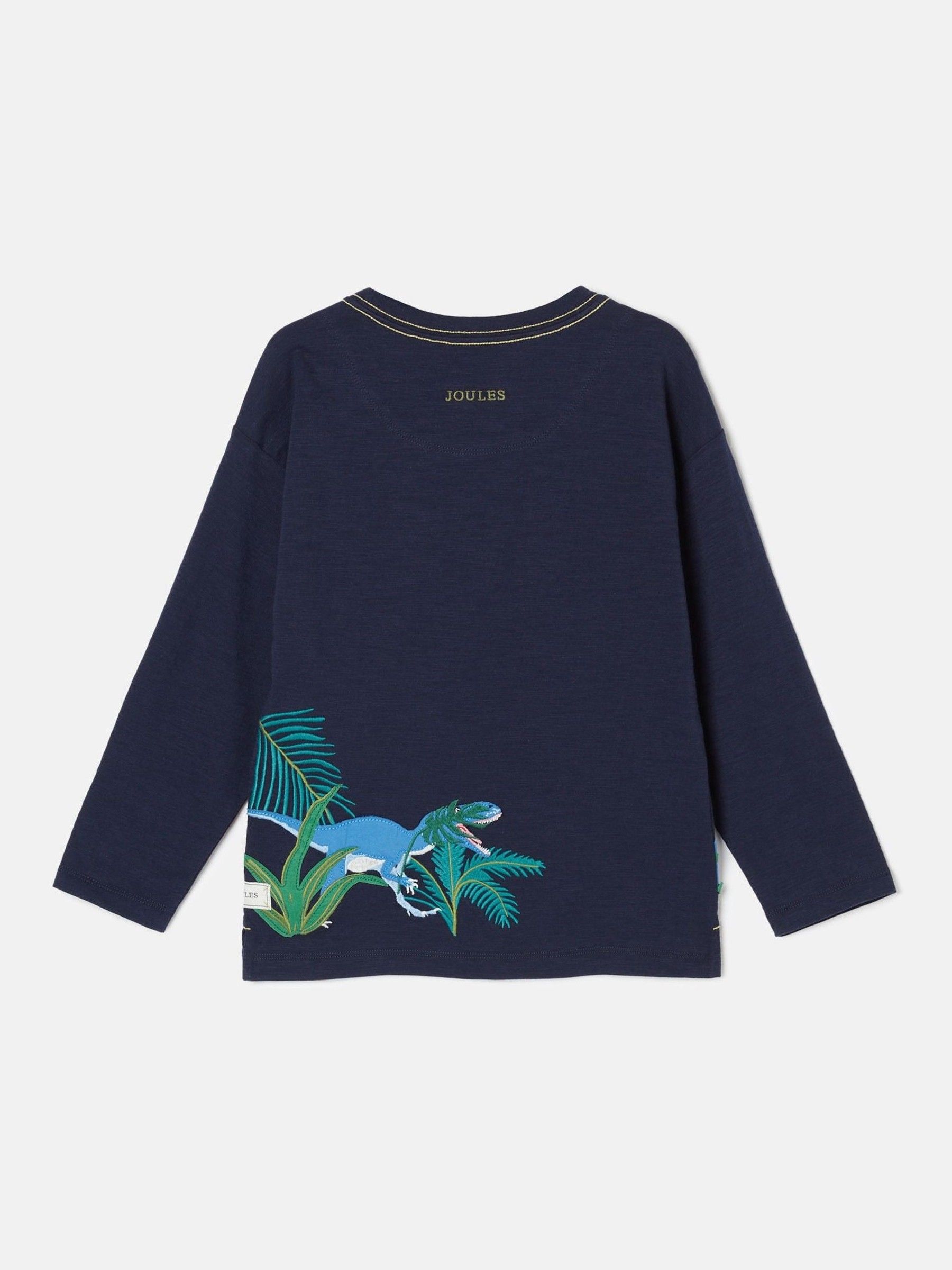 Boys' Jack Navy Blue Artwork Top - Image 3 of 4