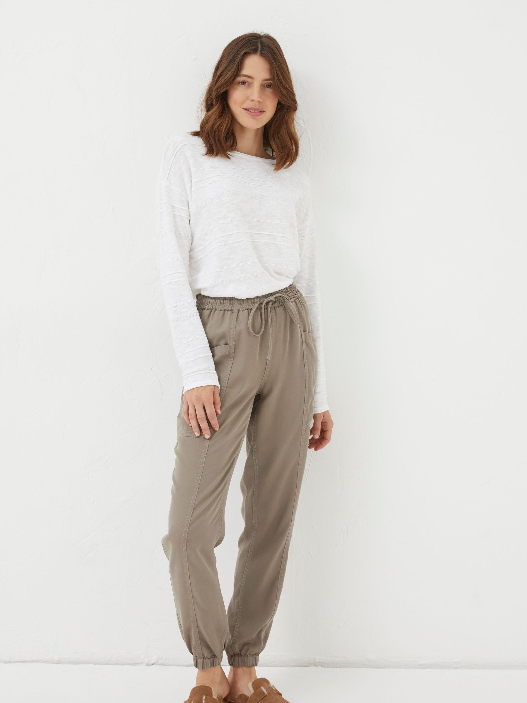 Lyme Brown Cargo Cuffed Joggers - Image 3 of 5