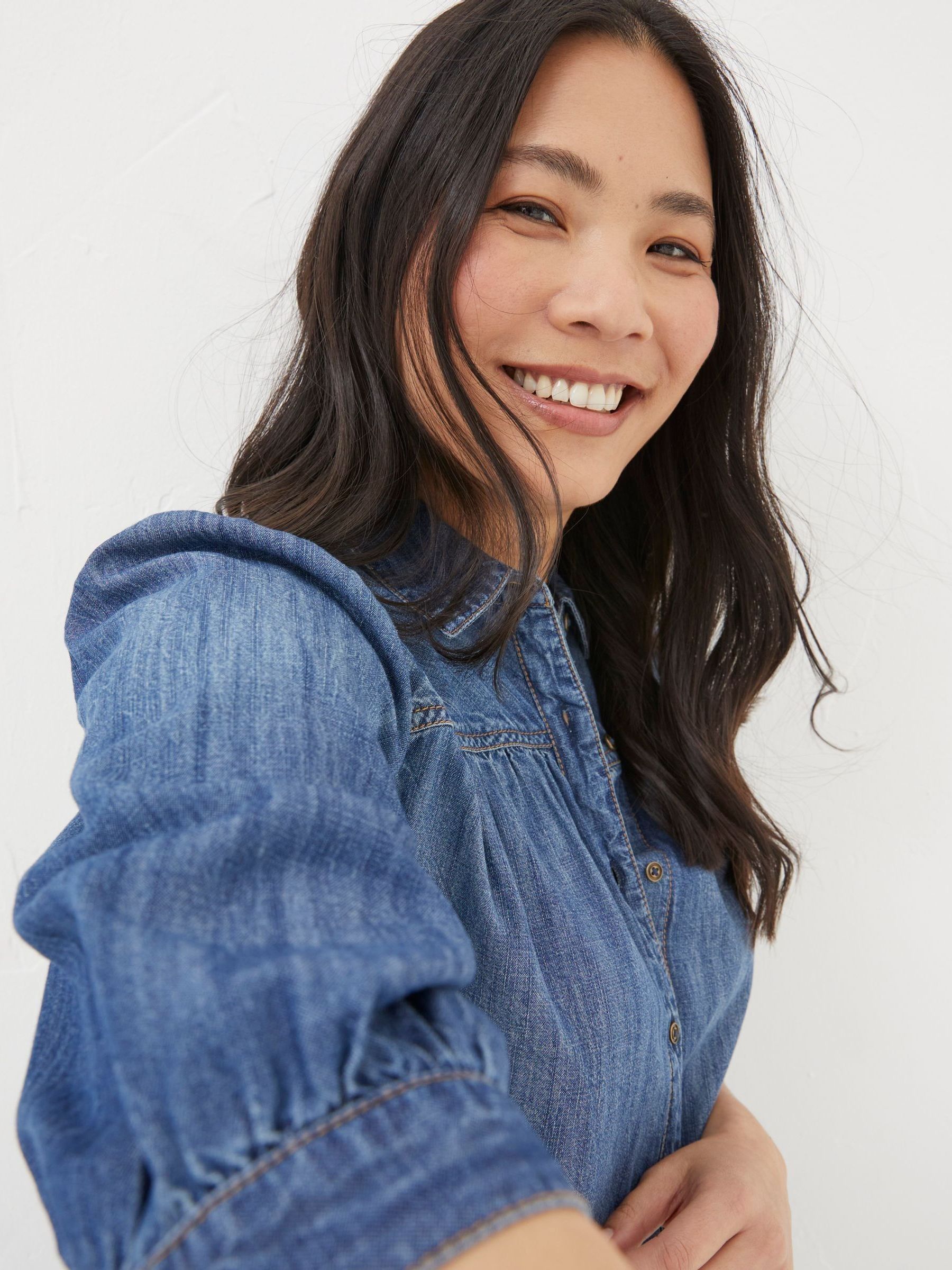 Blue Clara Denim Dress - Image 4 of 6