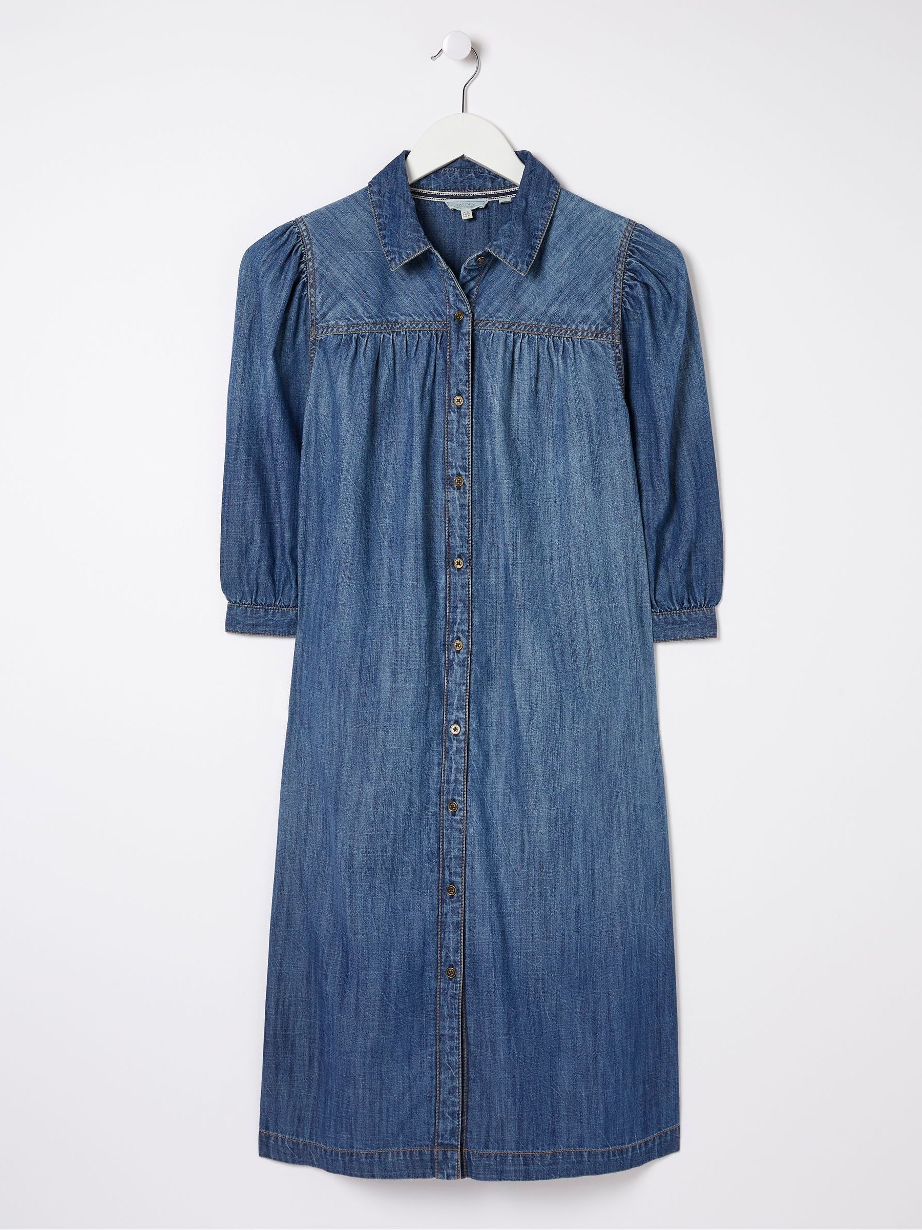 Blue Clara Denim Dress - Image 6 of 6