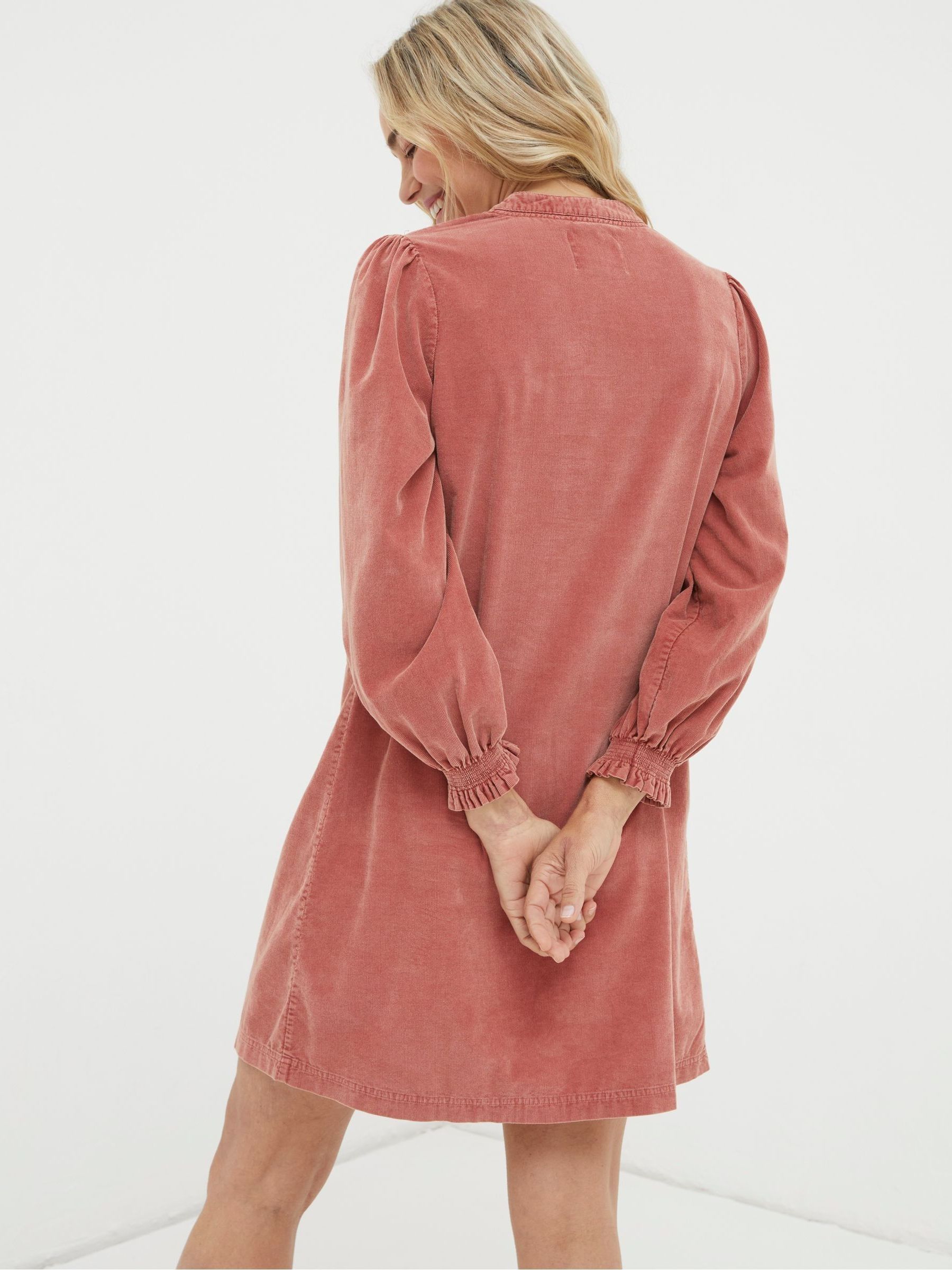 Orange Cord Tunic Dress - Image 2 of 5