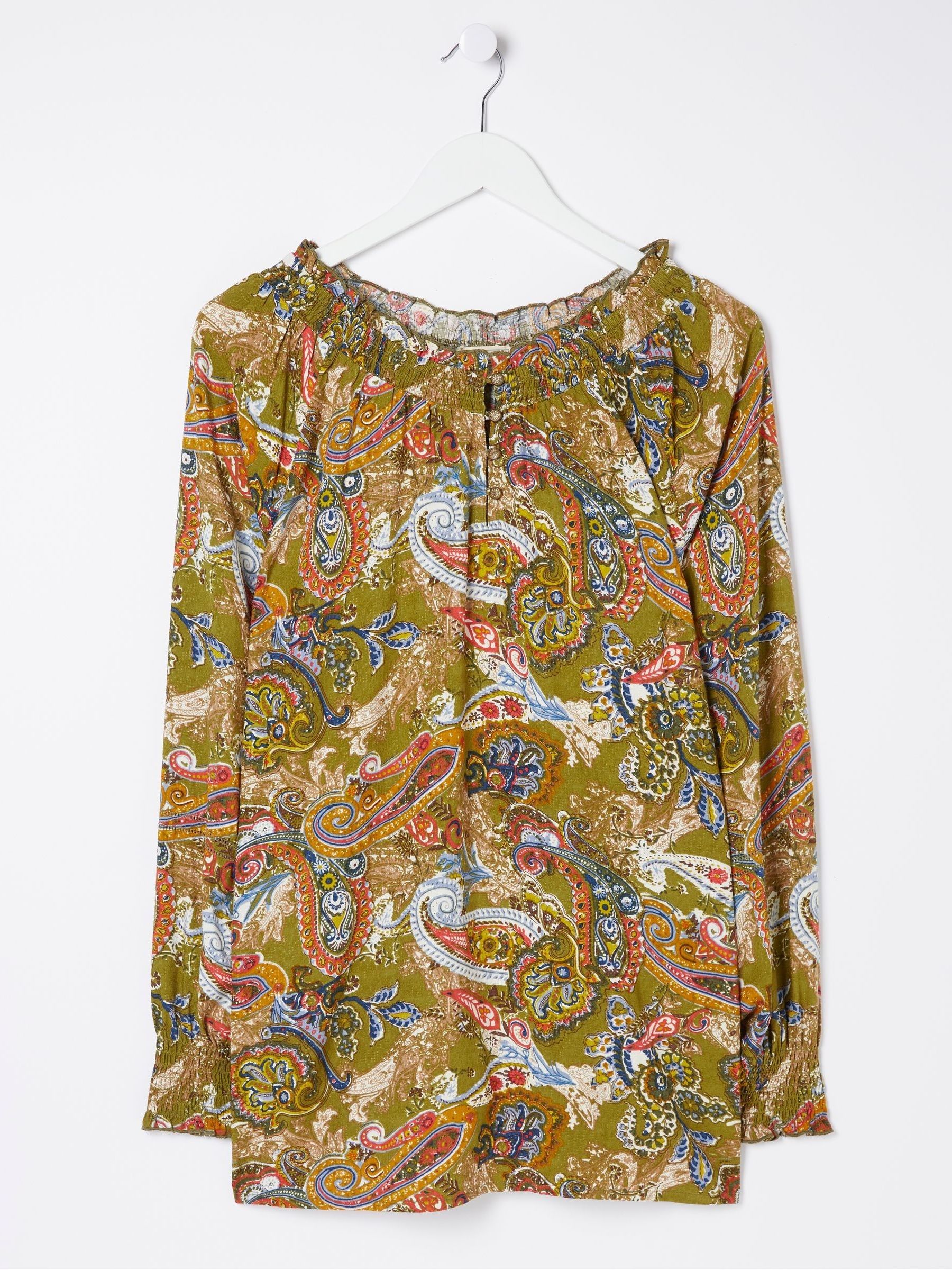 Green Prairie Paisley Tunic - Image 5 of 5