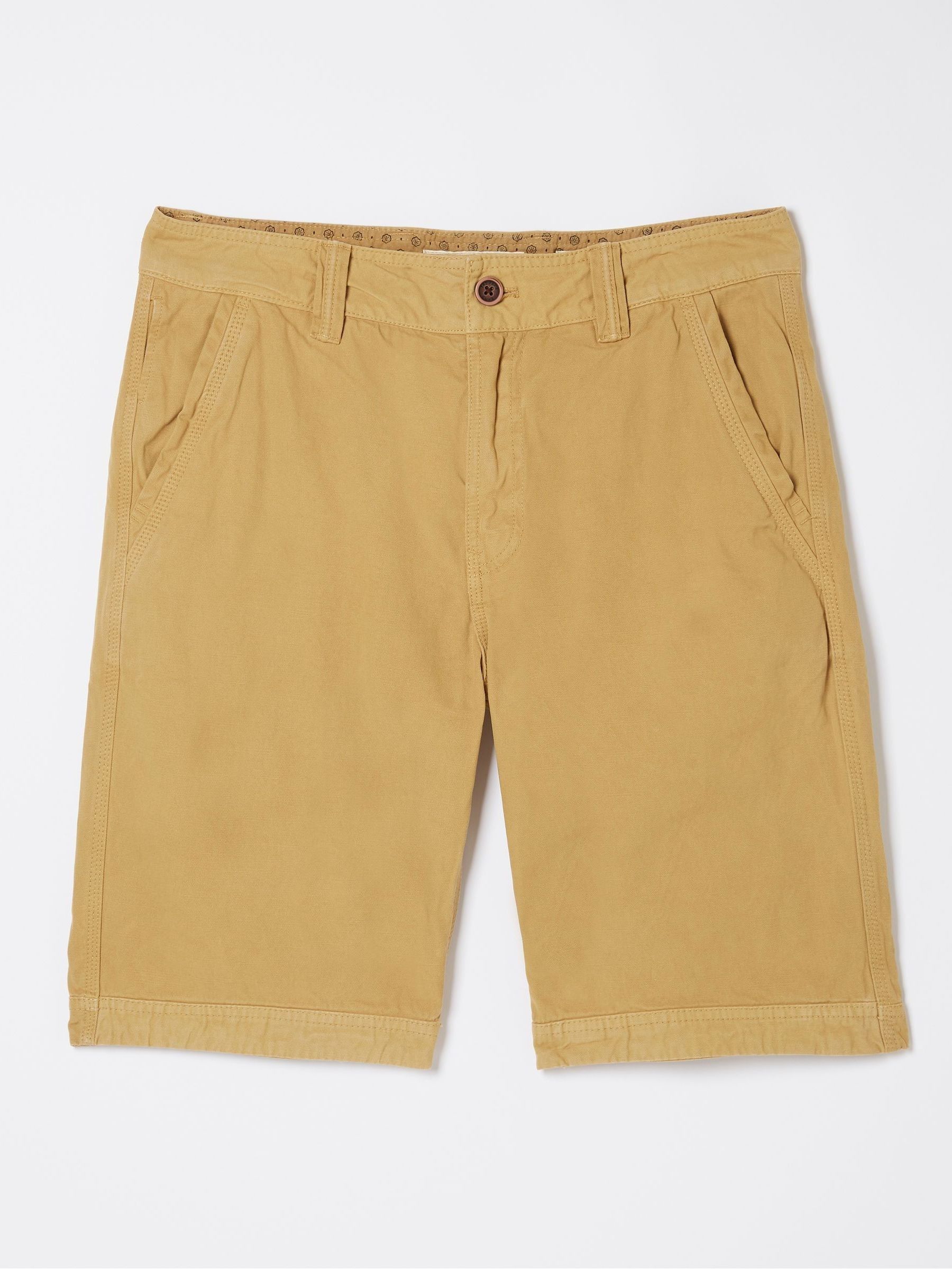 Cove Yellow Flat Front Shorts - Image 4 of 4
