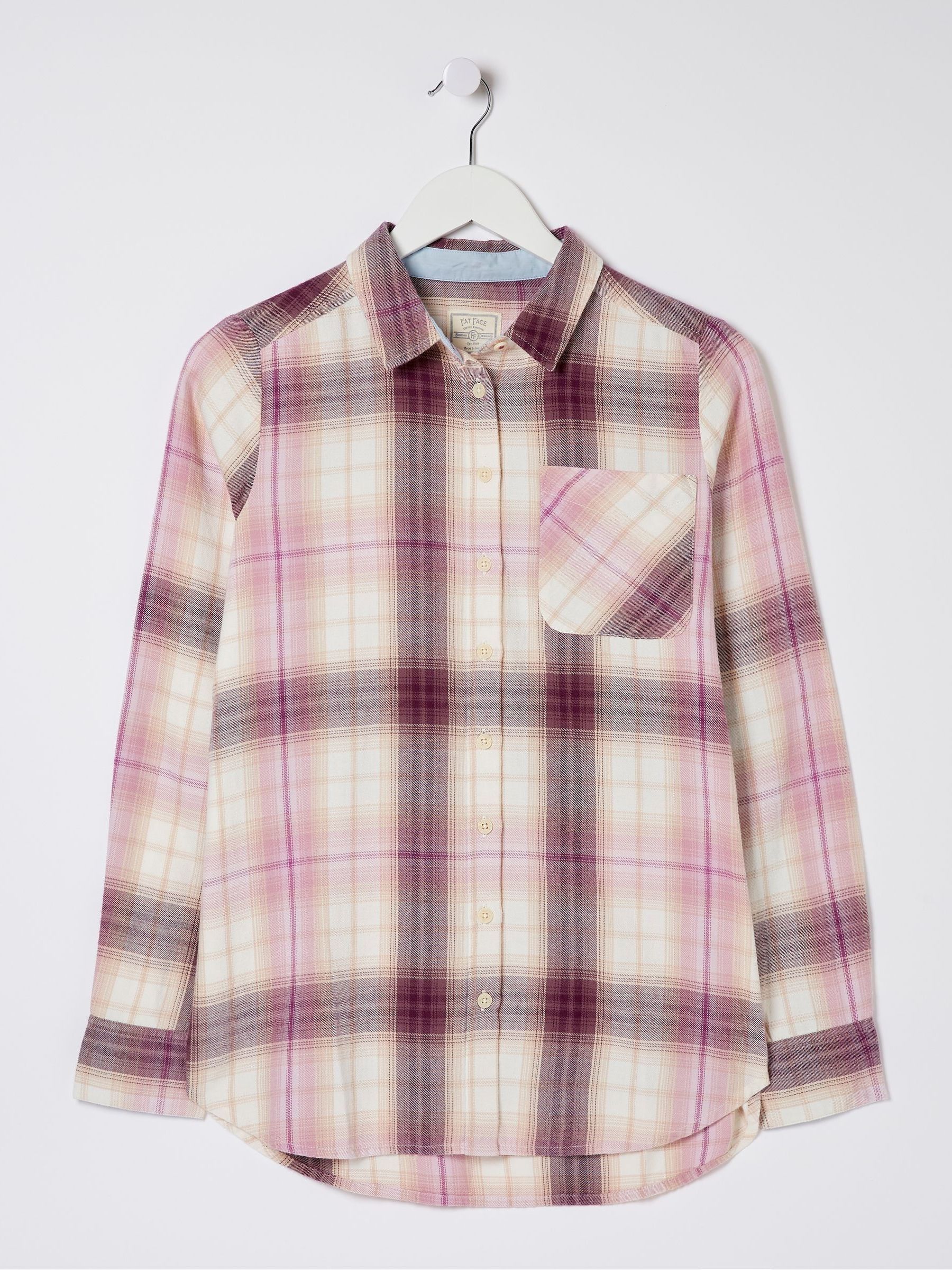 Olivia Purple Check Shirt - Image 4 of 4