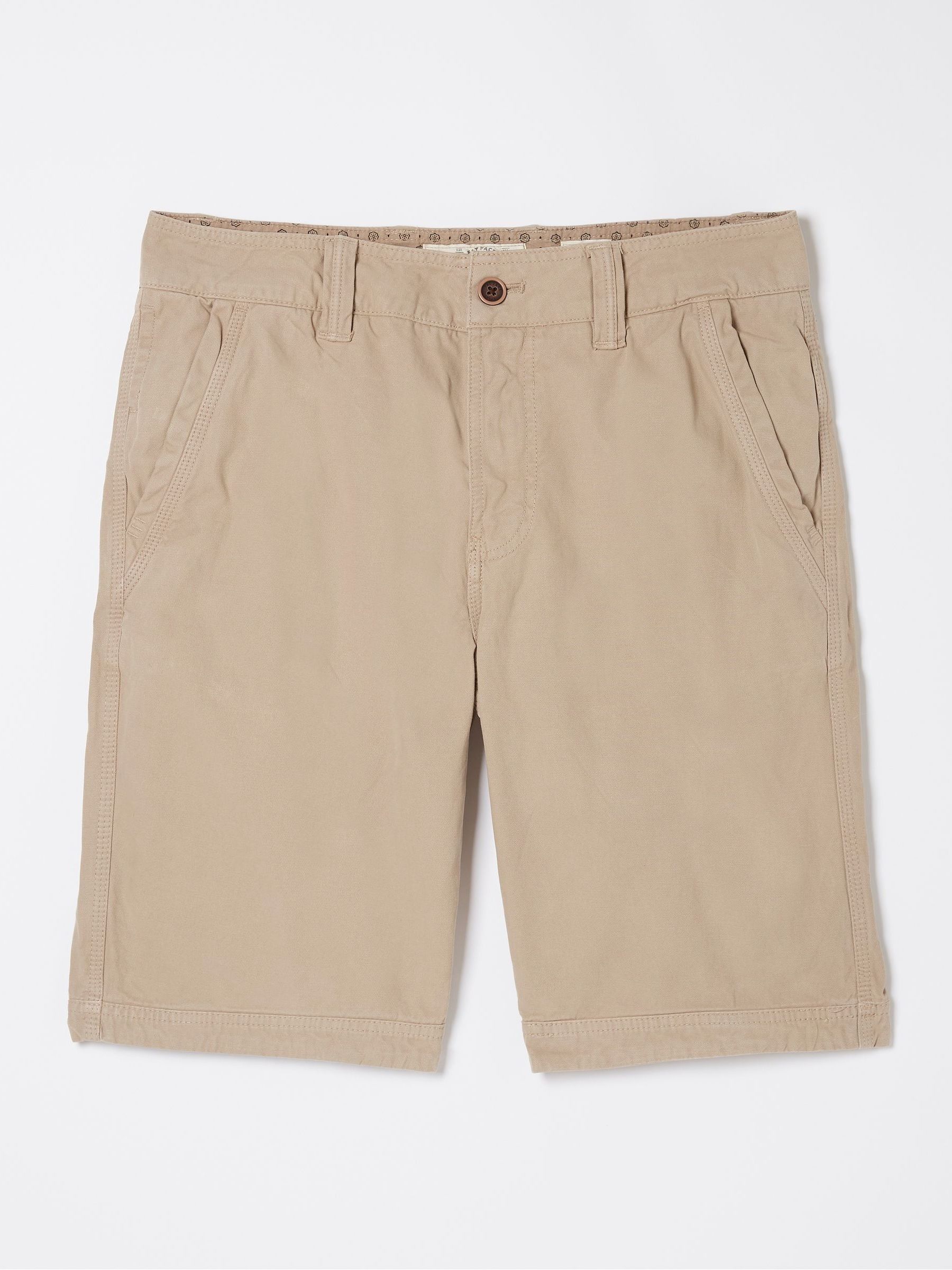Cove Natural Flat Front Shorts - Image 4 of 4