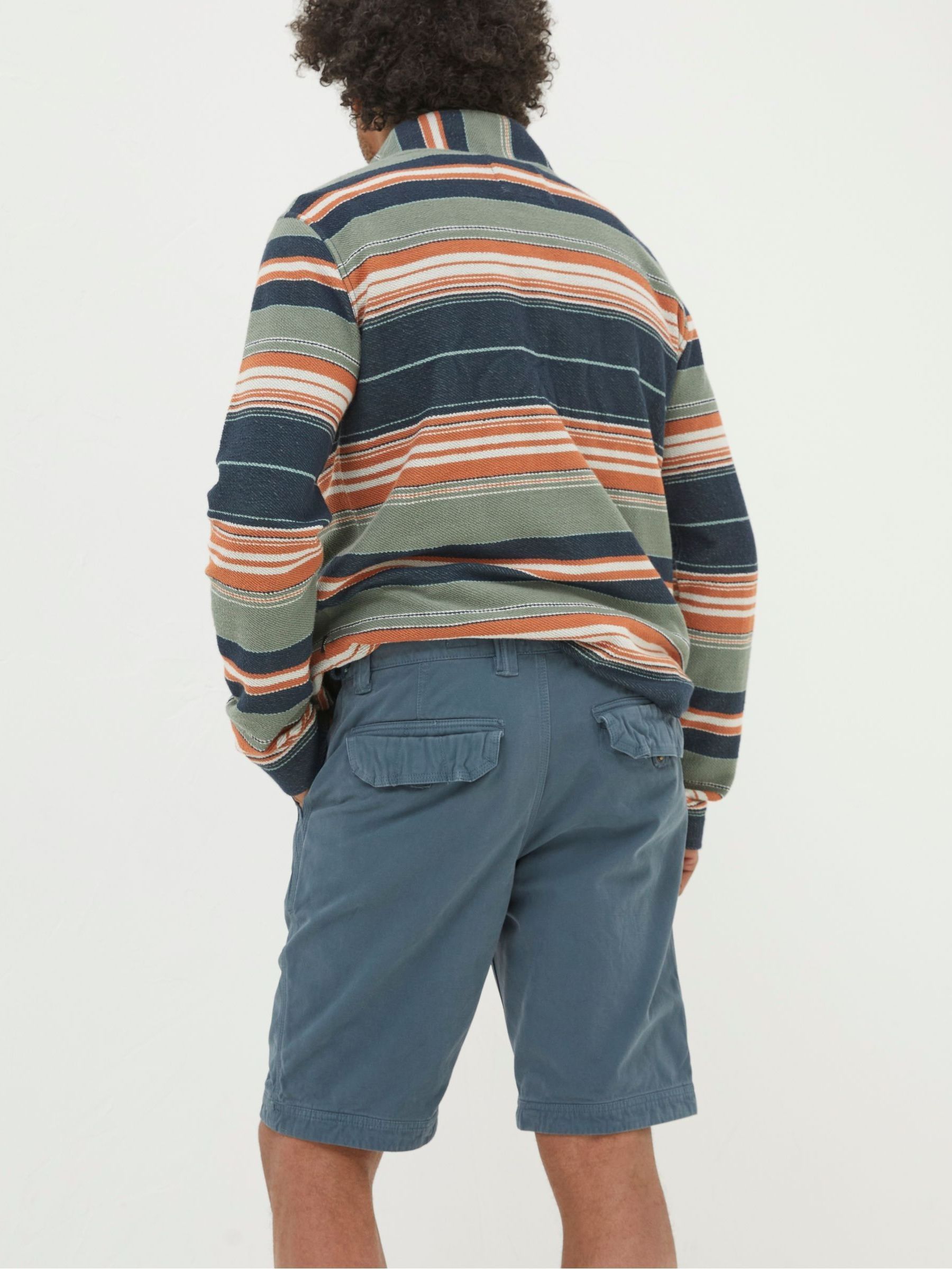 Cove Blue Flat Front Shorts - Image 2 of 4