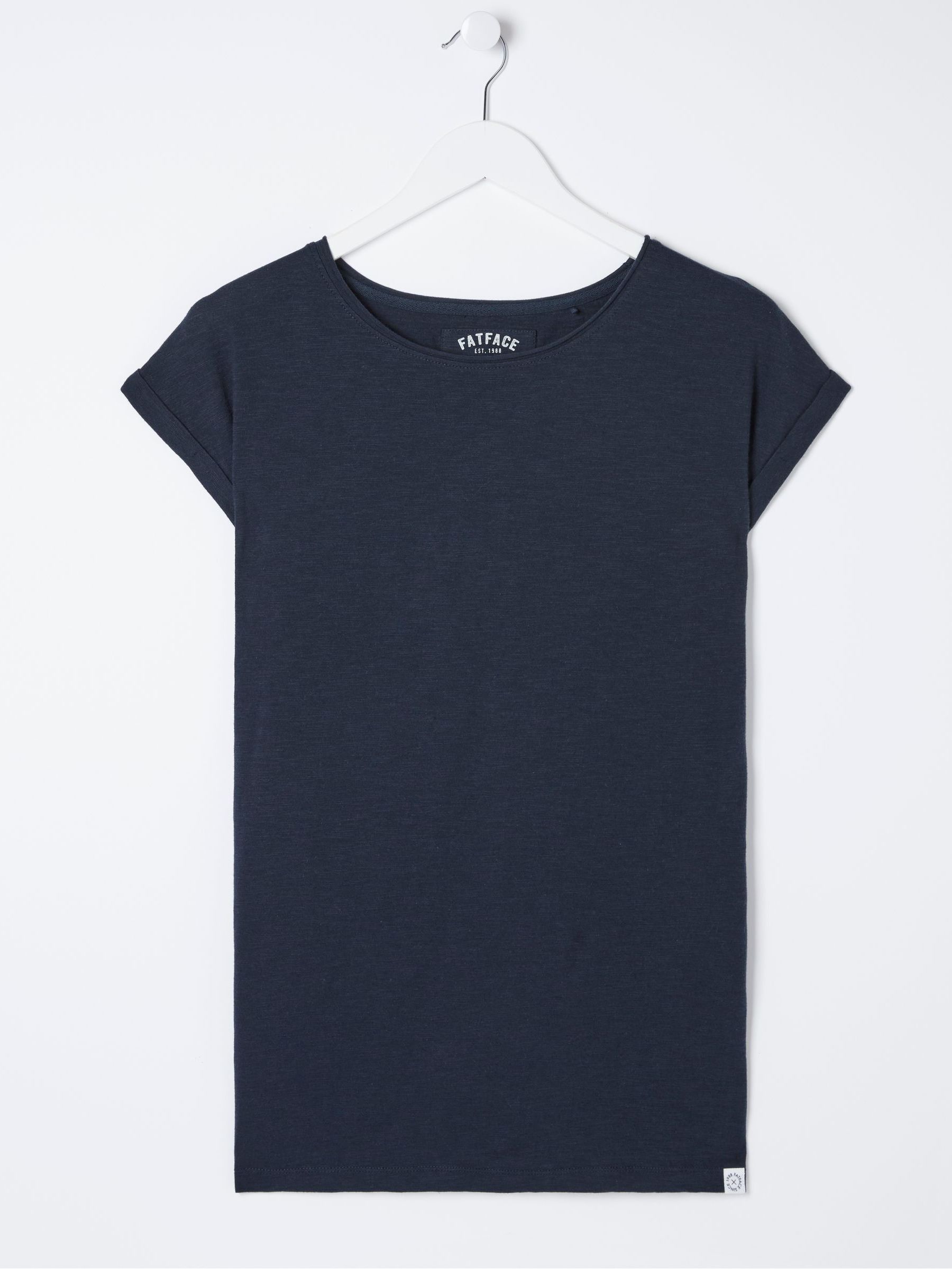 Ivy Organic Cotton Navy Blue T-Shirt - Image 4 of 4