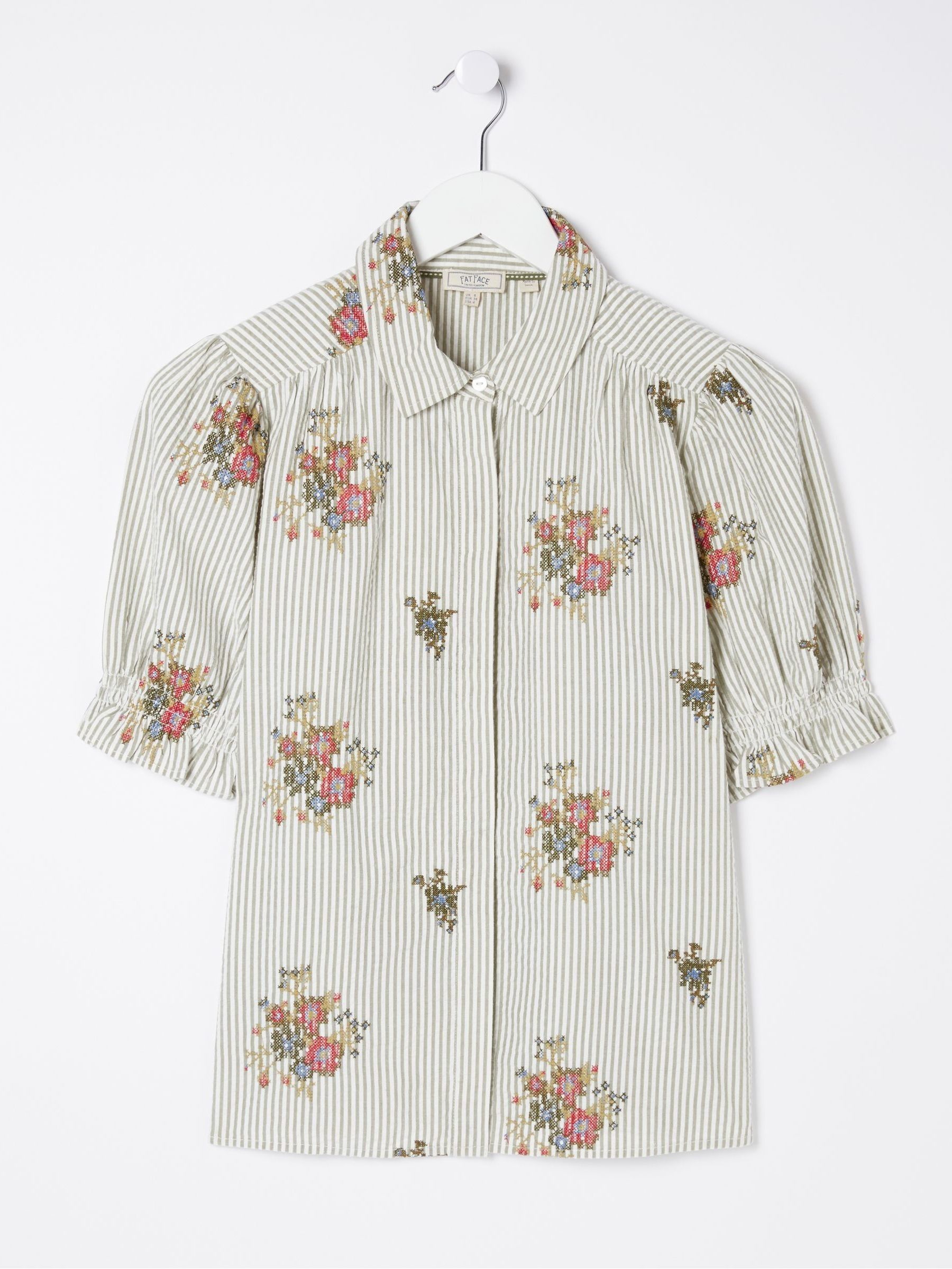 Natural Embroidered Shirt - Image 6 of 6