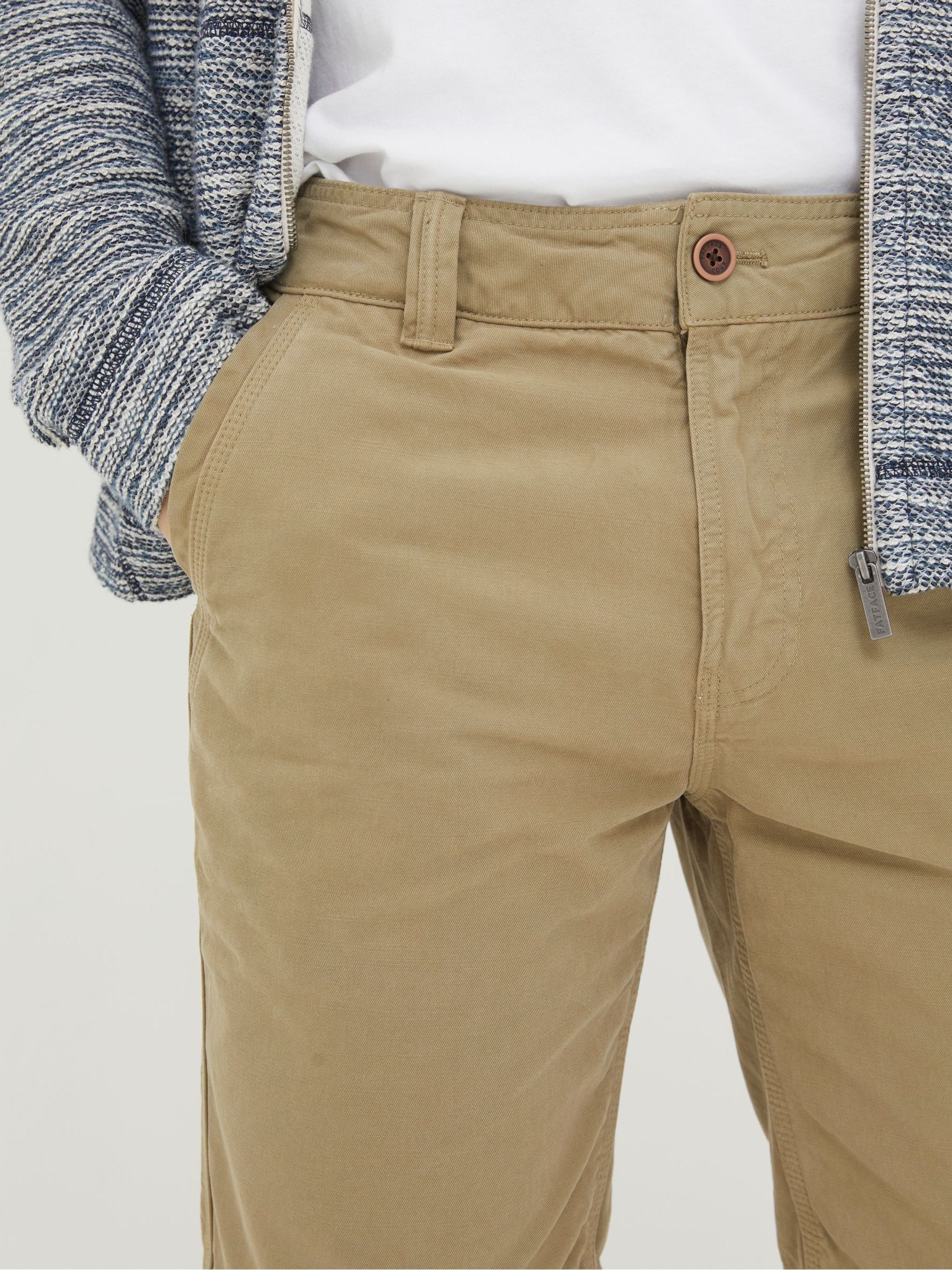 Cove Green Flat Front Shorts - Image 3 of 4