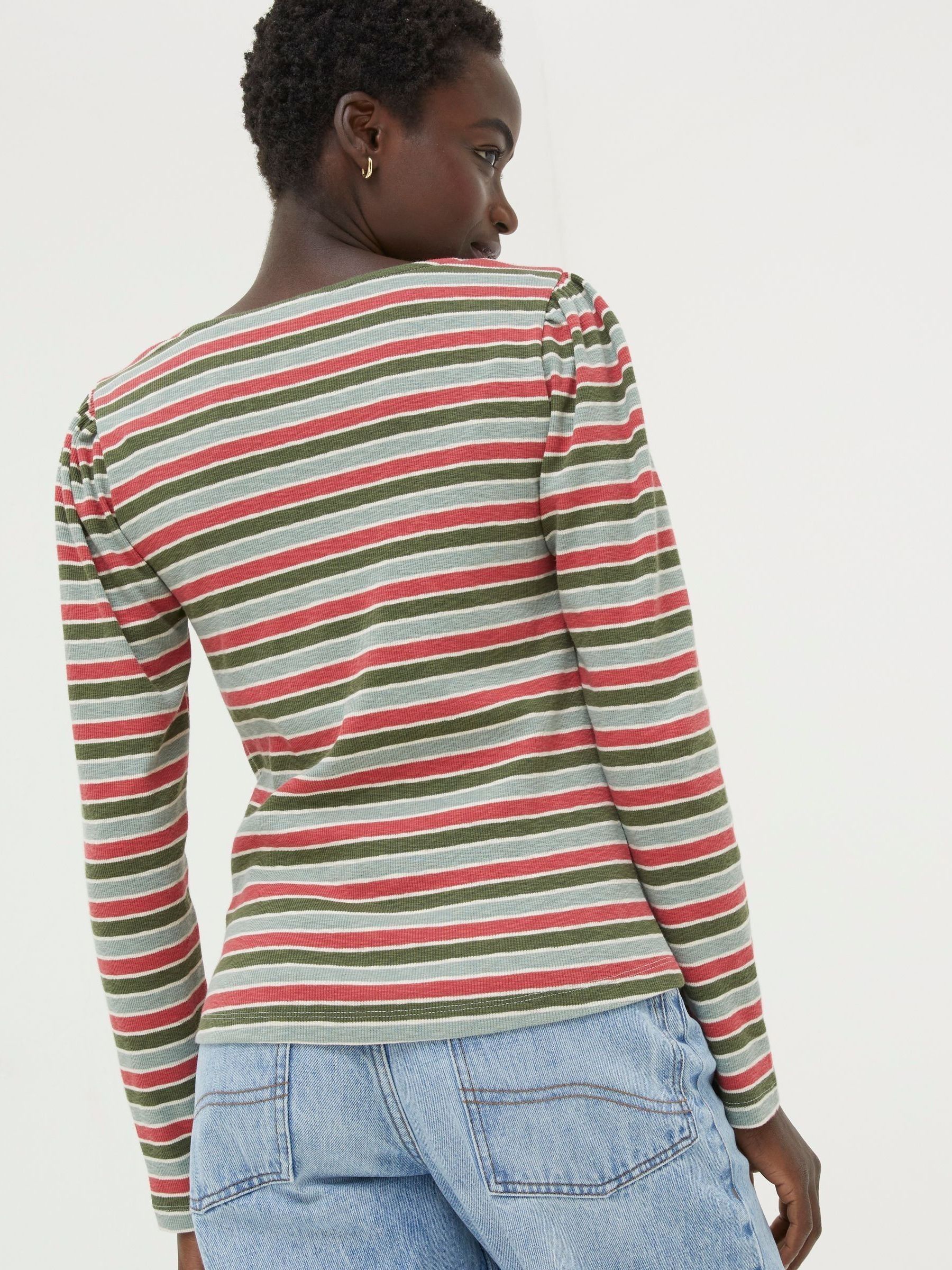 Green Stripe Top - Image 2 of 5